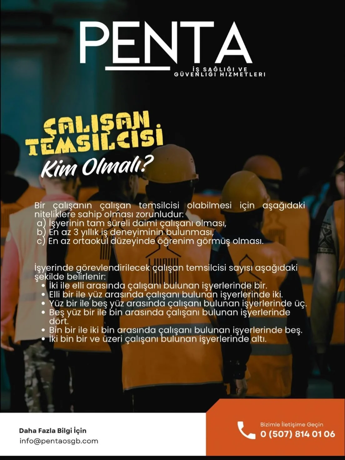 #&ccedil;alışantemsilcisi #isg #isguzmanı #isgprofesyoneli