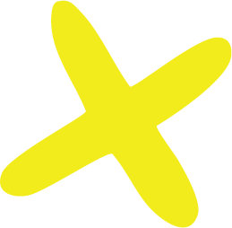 A yellow starfish with five arms on a black background.