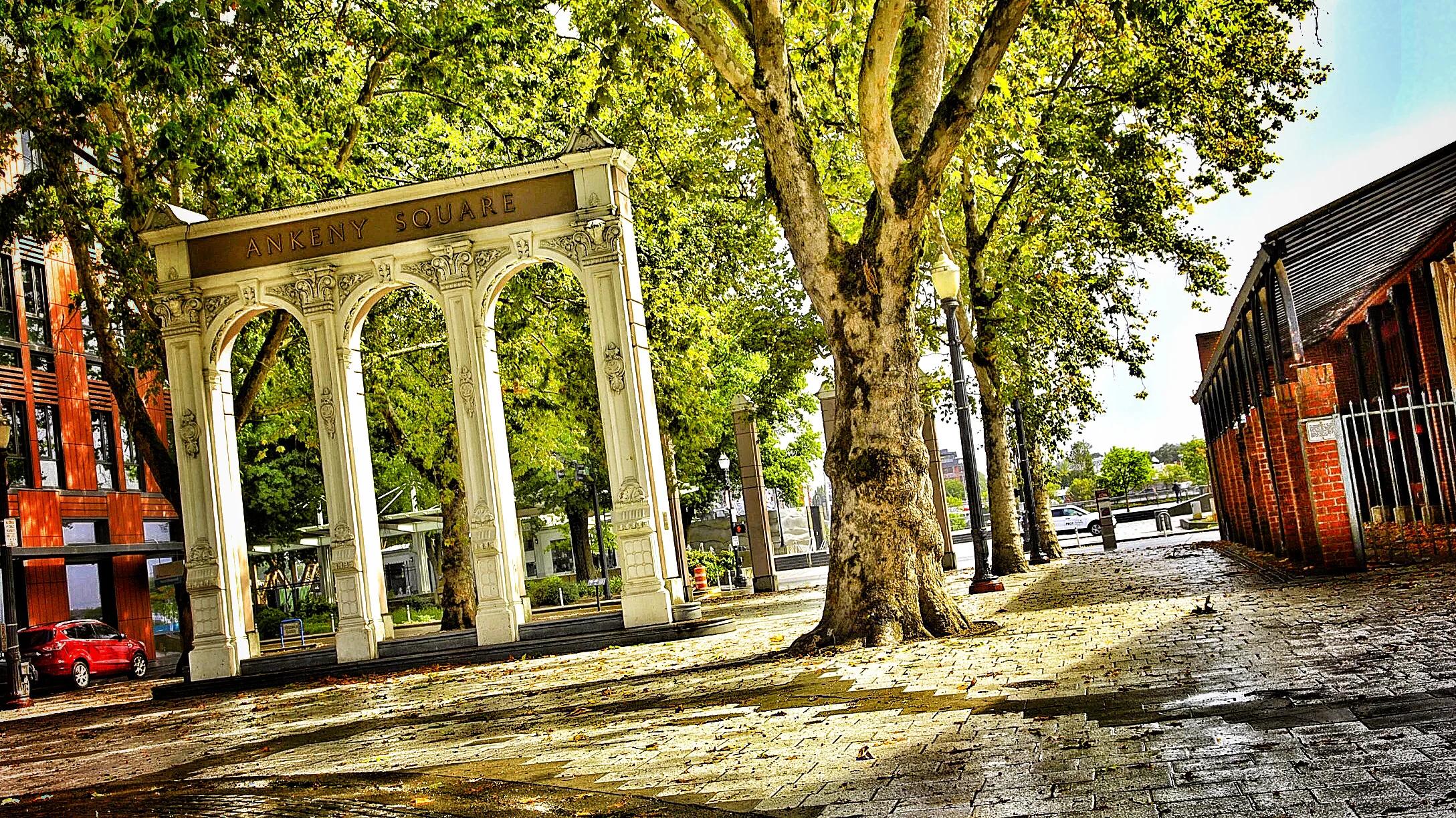 A Freshly Washed Ankeny Square