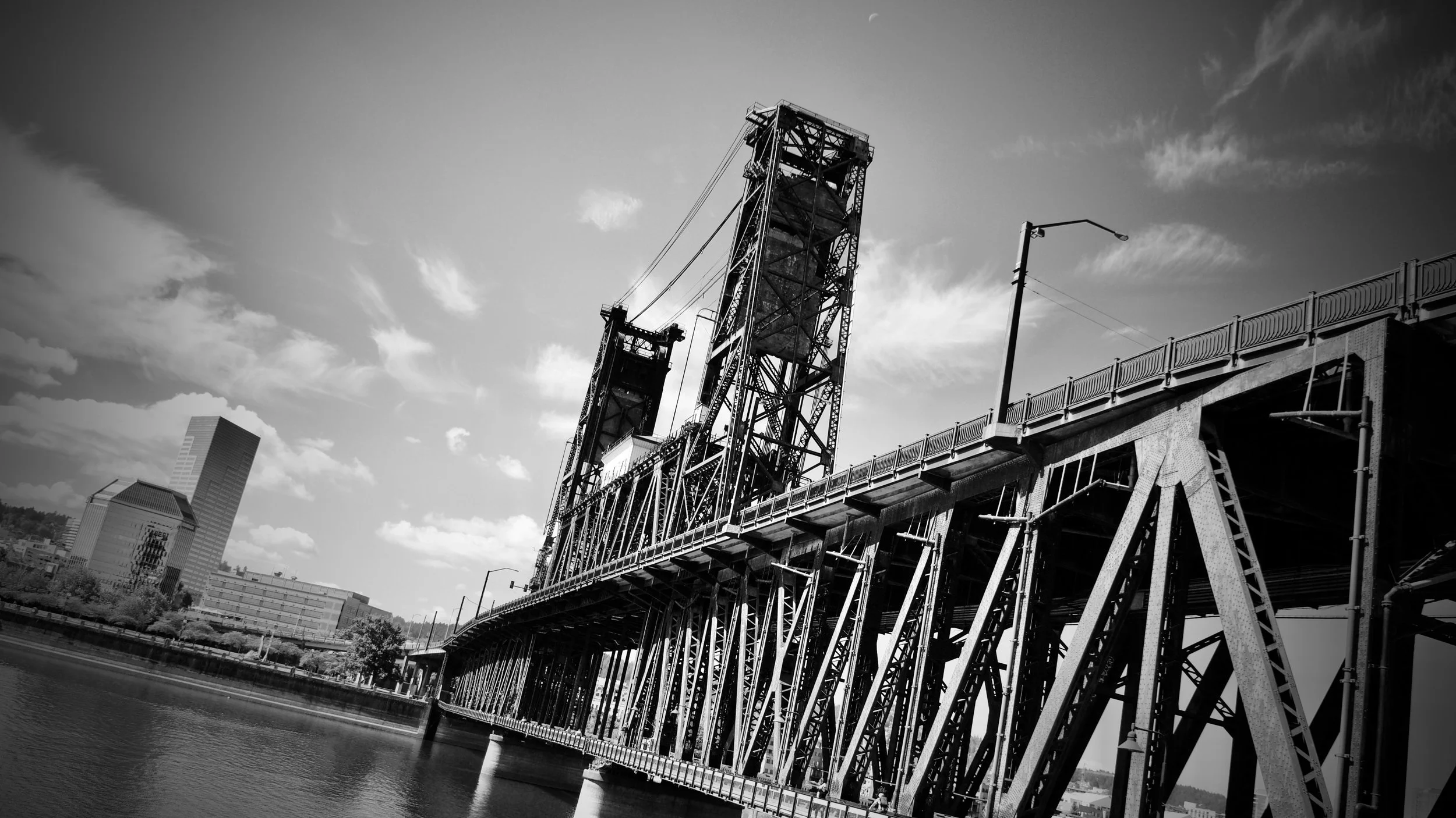 Steel Bridge B/W
