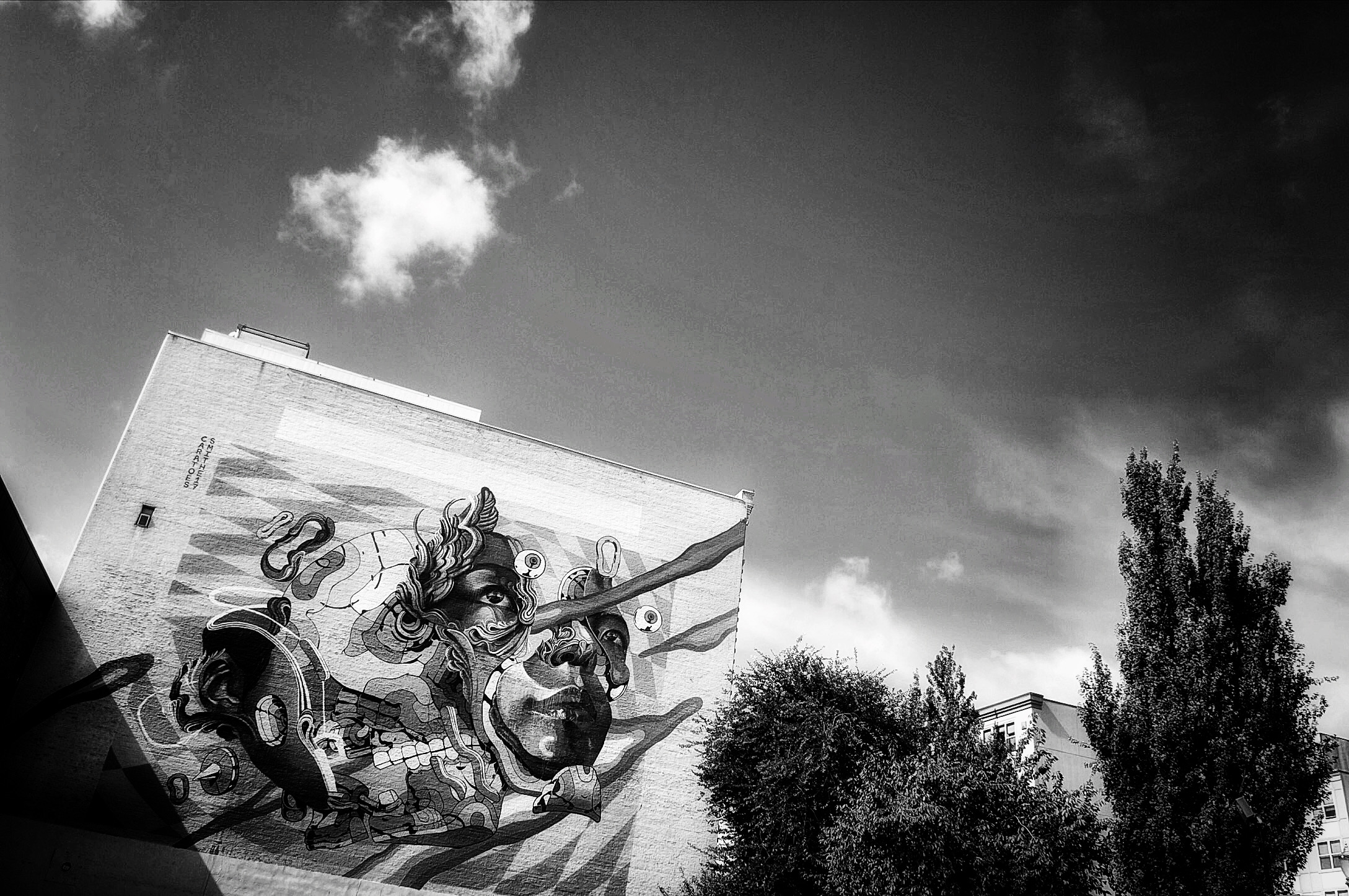 What is she looking at?