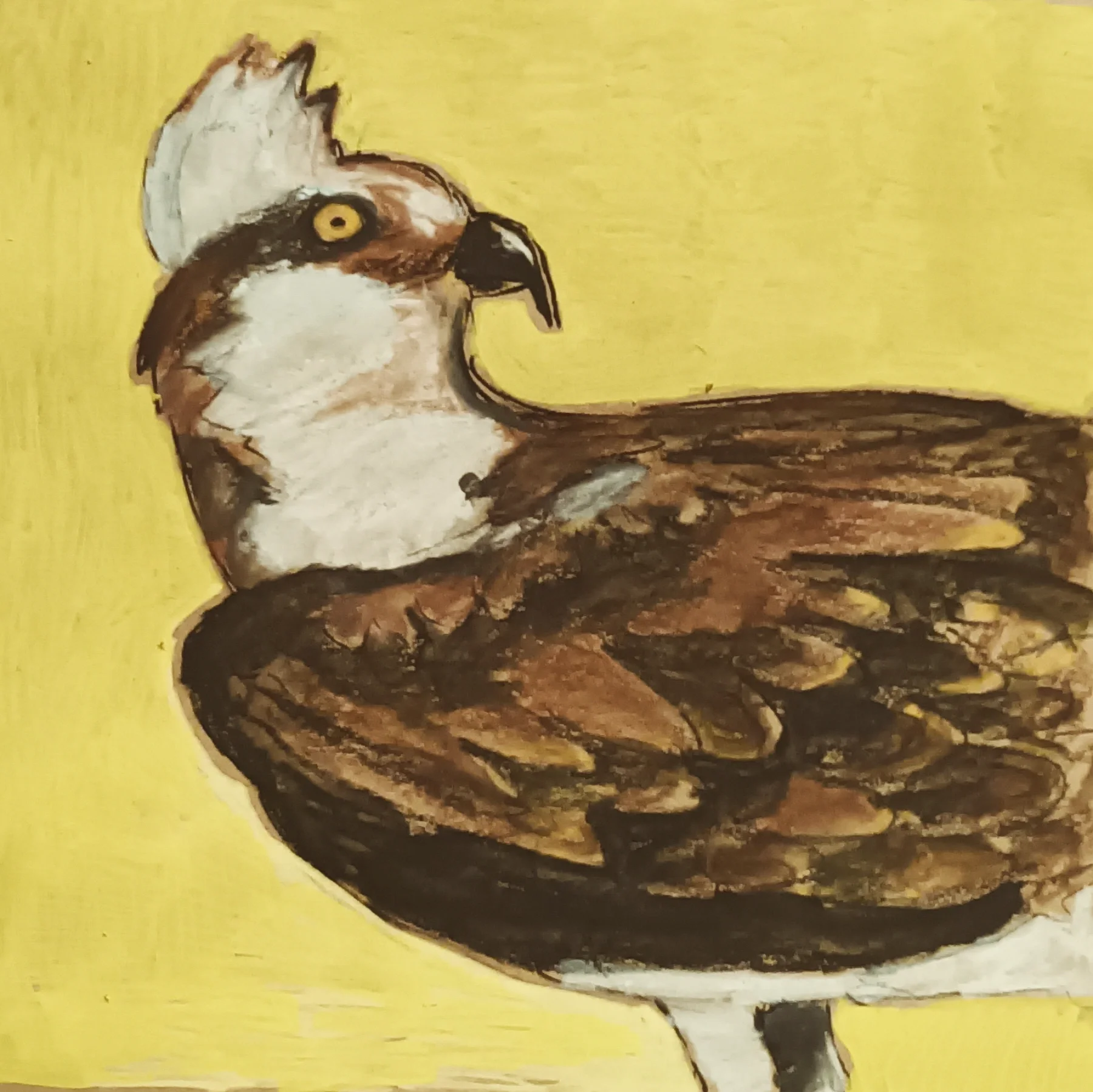 The Hobby (soft pastel and acrylic gouache on paper 2024)