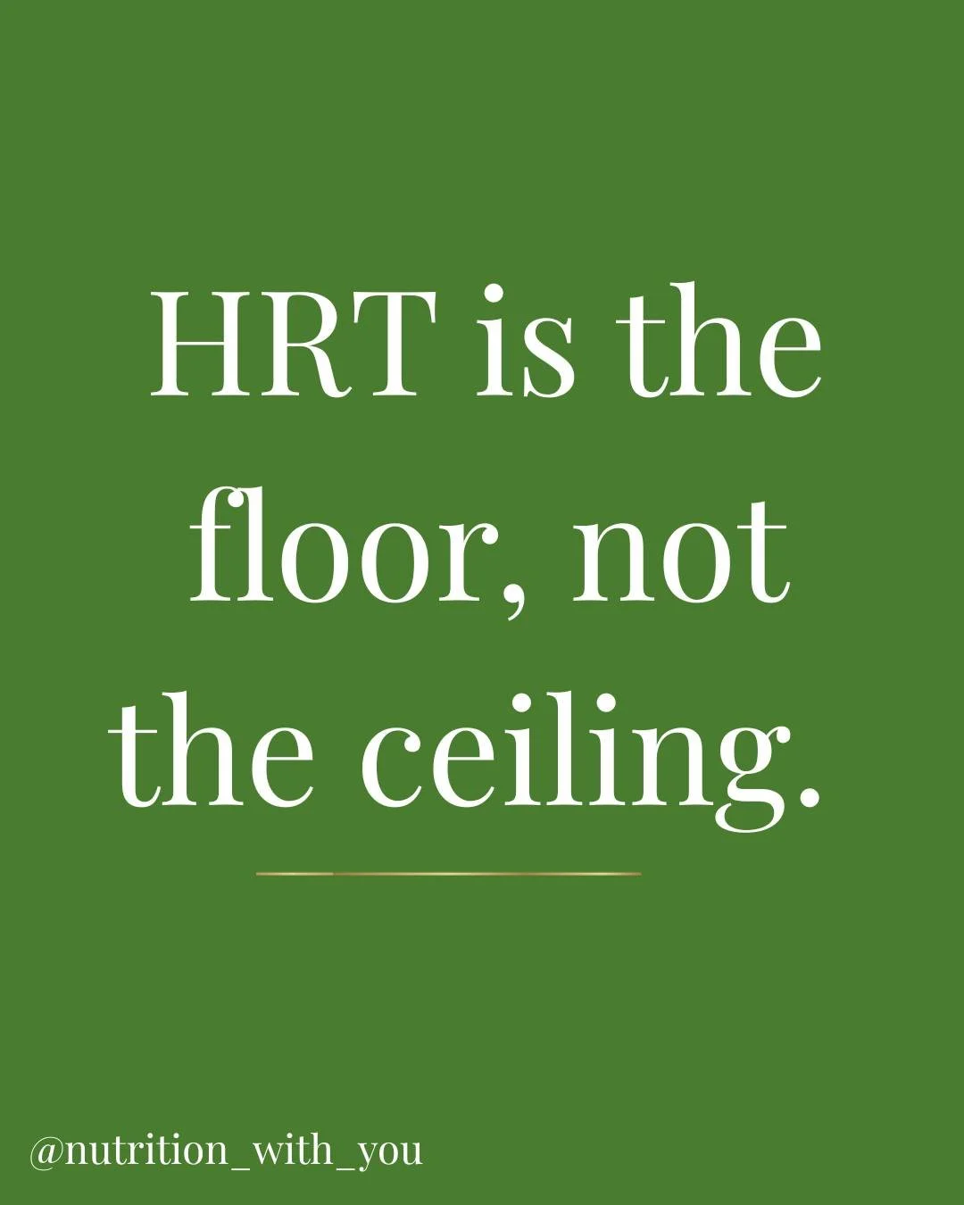 &ldquo;I&rsquo;m already on HRT. Do I need to see a dietitian too?&rdquo;
It&rsquo;s a fair question. And I get it, HRT can feel like the whole plan.

Hormone therapy does a lot. But it works on estrogen and progesterone, not on cortisol, protein int