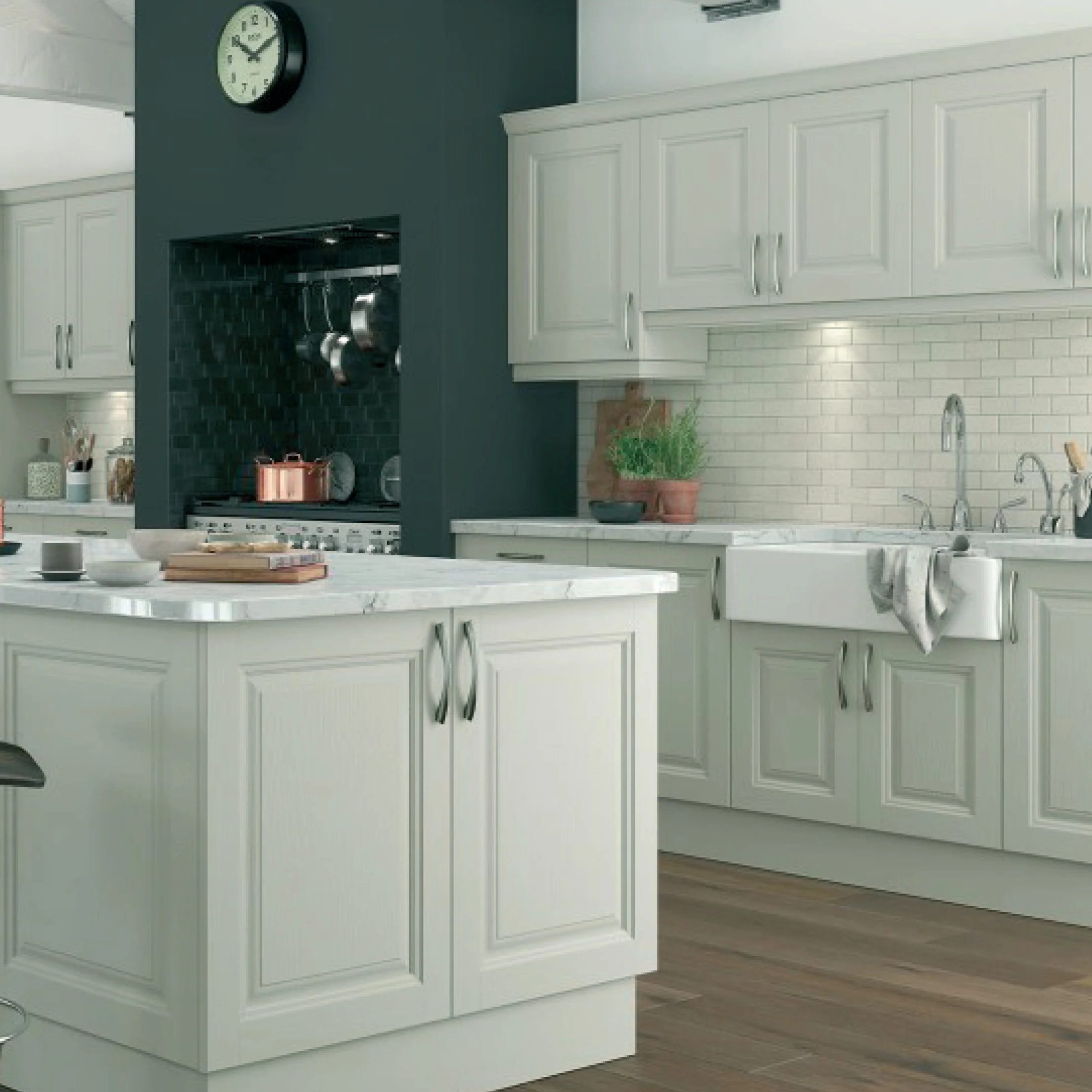 What is a Raised and Fielded Kitchen?