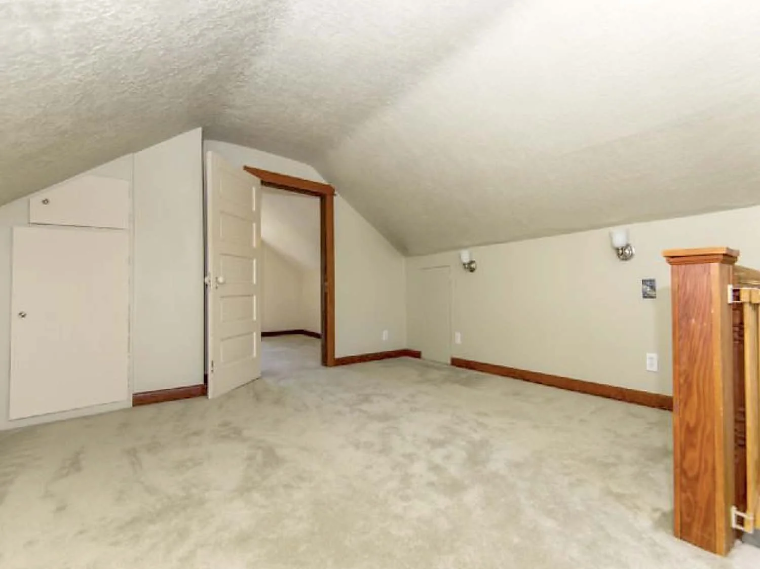 Finished attic remodel