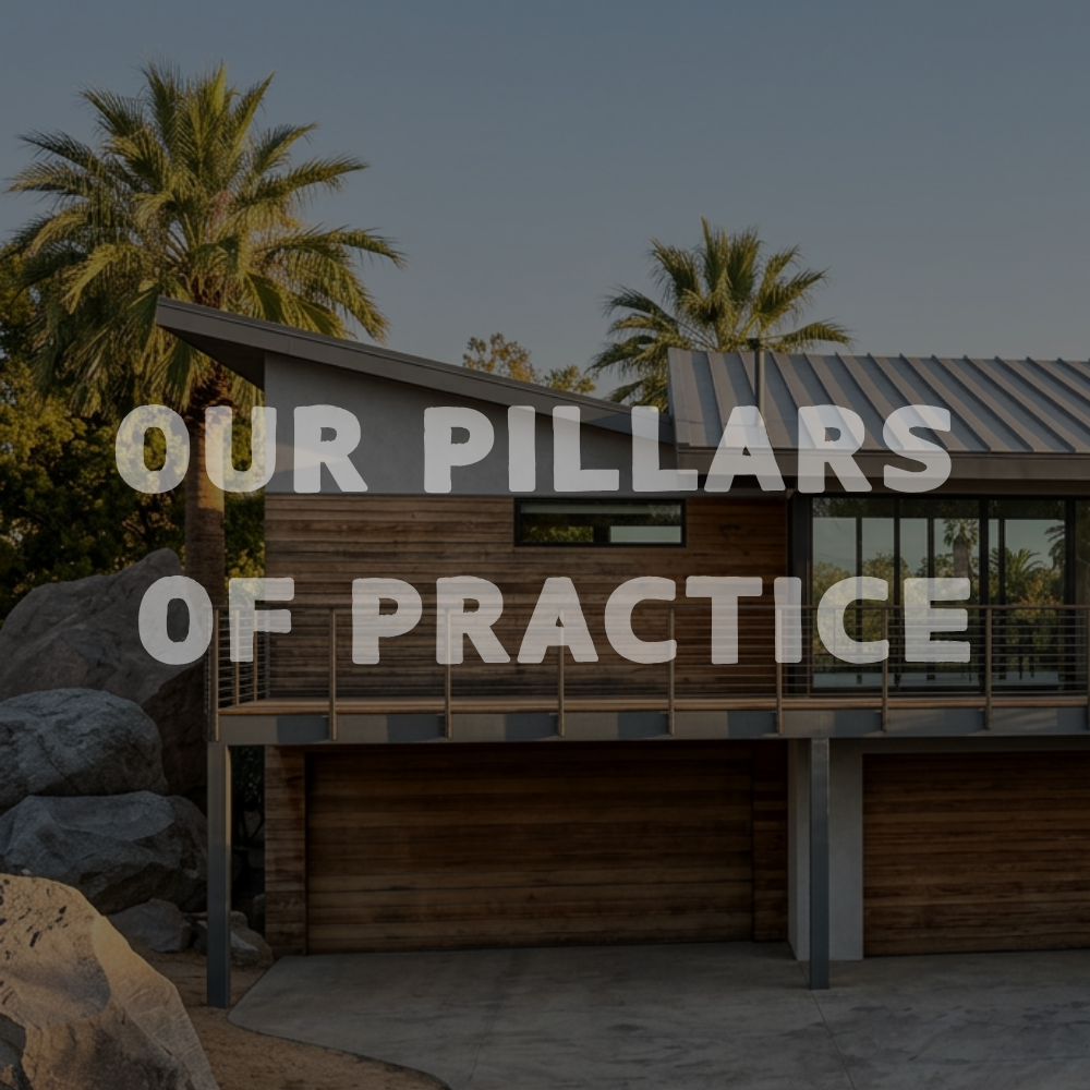 These values form the foundation of our practice and are the spirit behind every project.