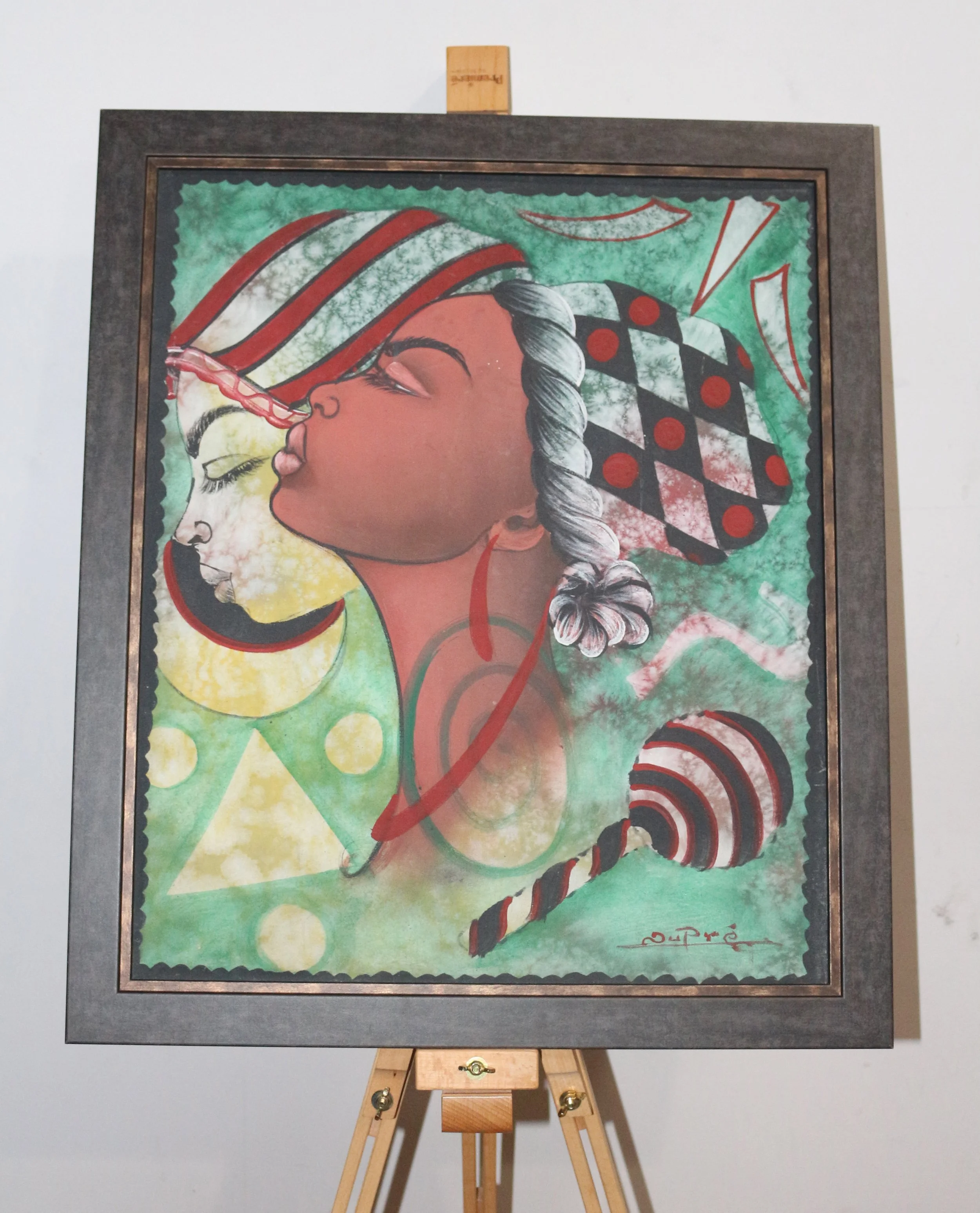 Shadow of a Woman - Haitian Painting