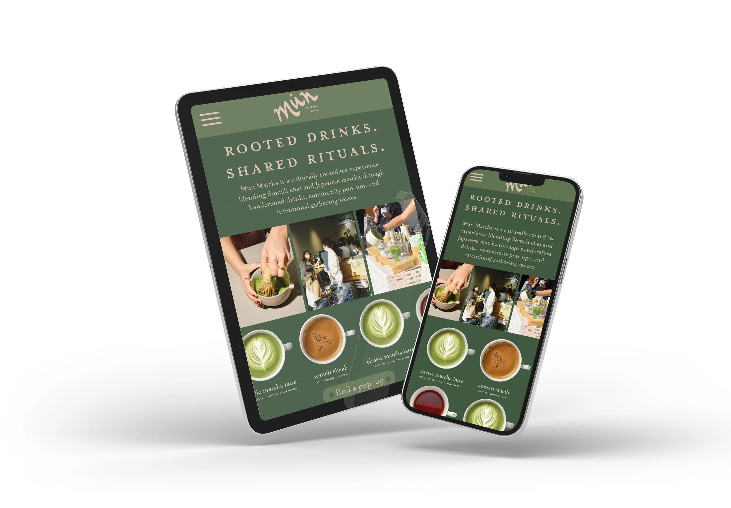 Website: Tablet/iPhone