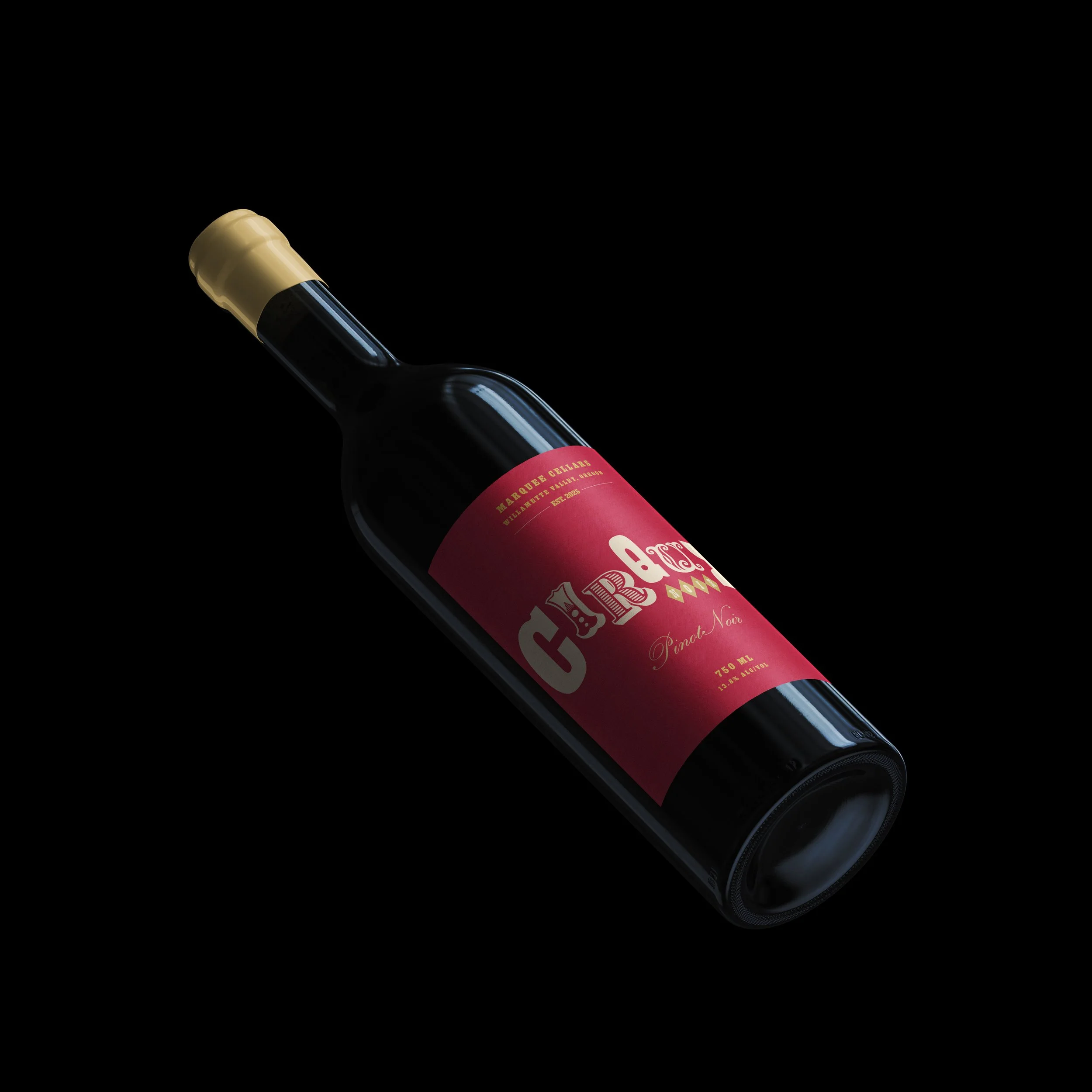 Cirque Noir Wine Label