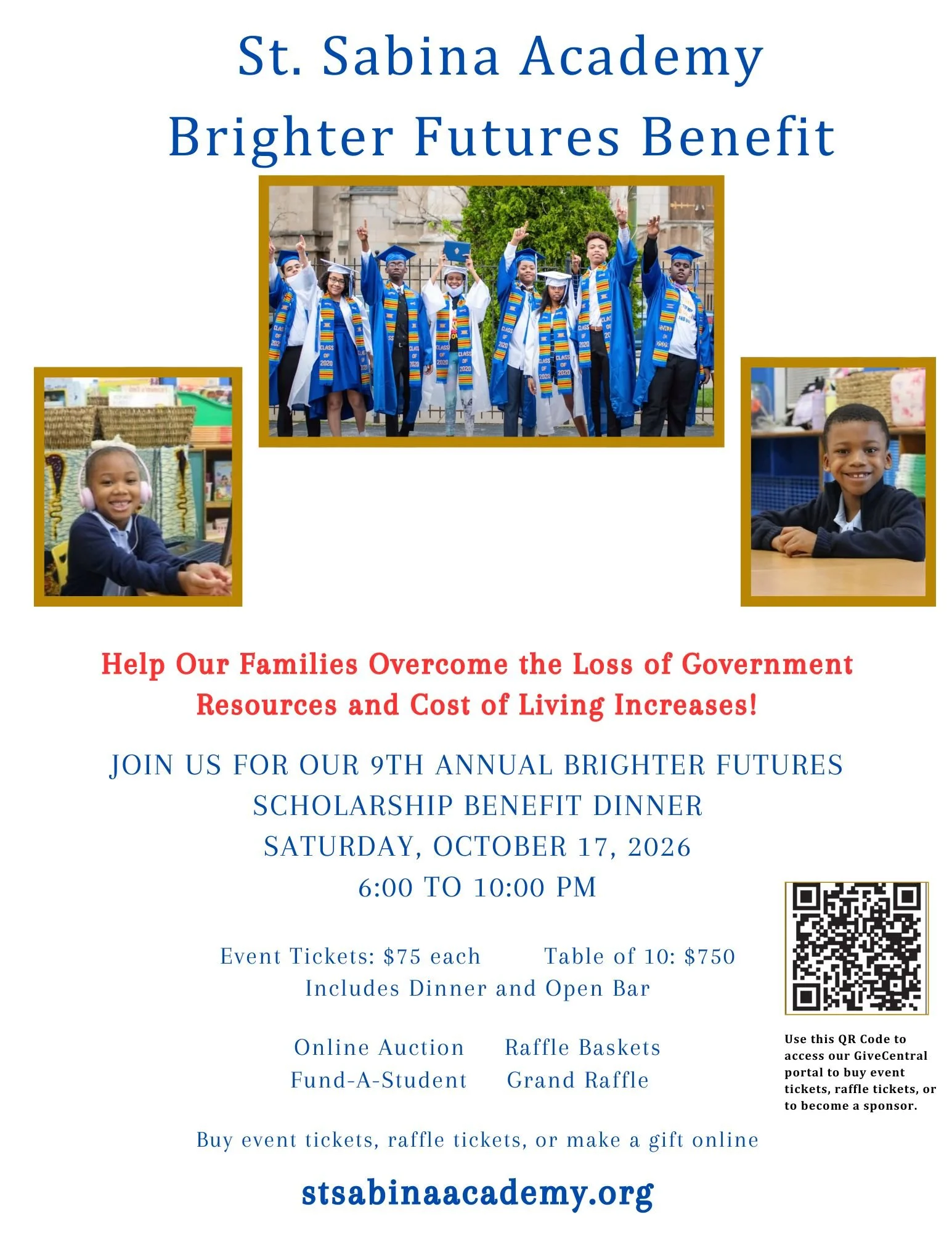 St. Sabina Academy Brighter Futures Benefit