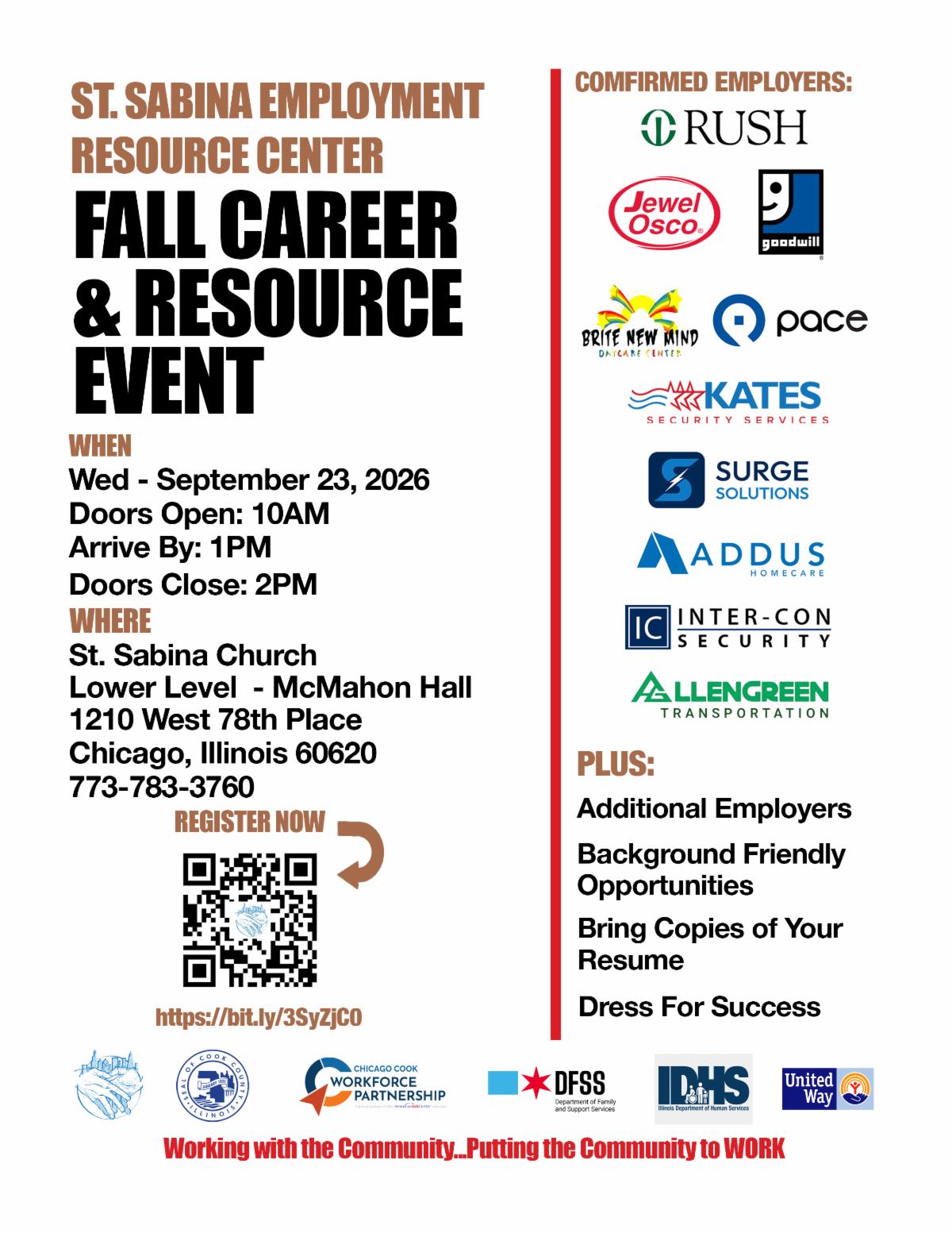 St. Sabina ERC Fall Career and Resource Event
