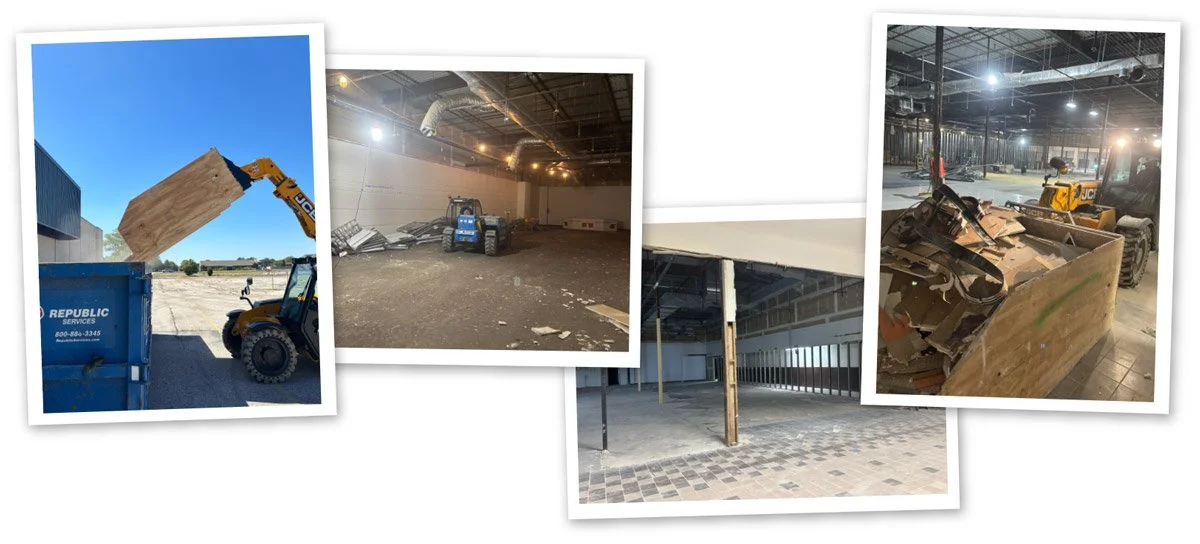 collage of various projects