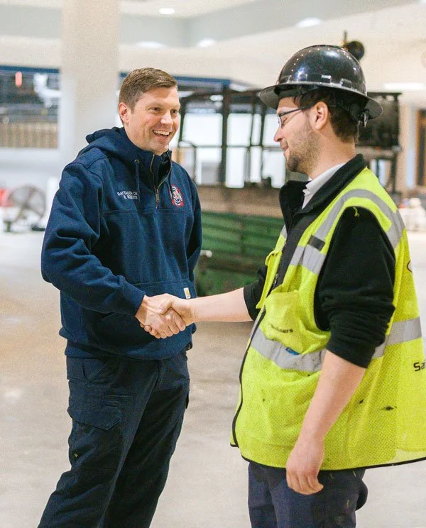 We take care of coordinating permits and inspections