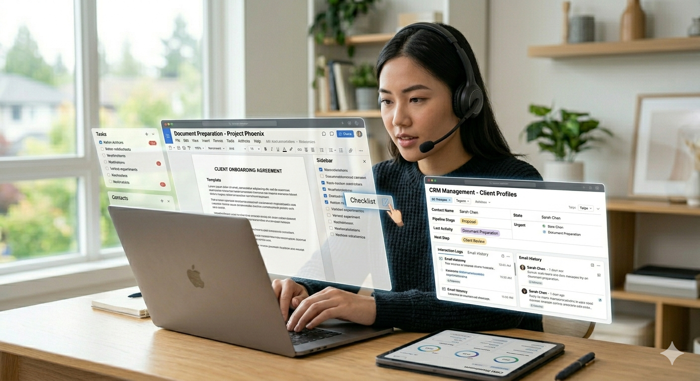 Document Preparation & CRM Management