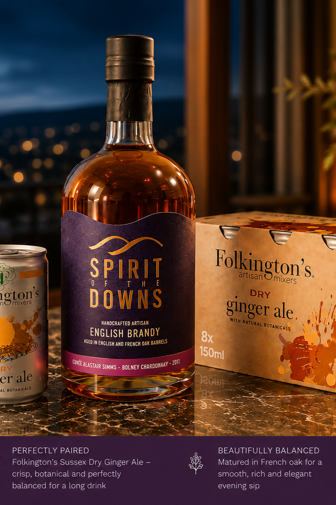 English Brandy & Dry Ginger Ale – 50cl / 40% ABV
