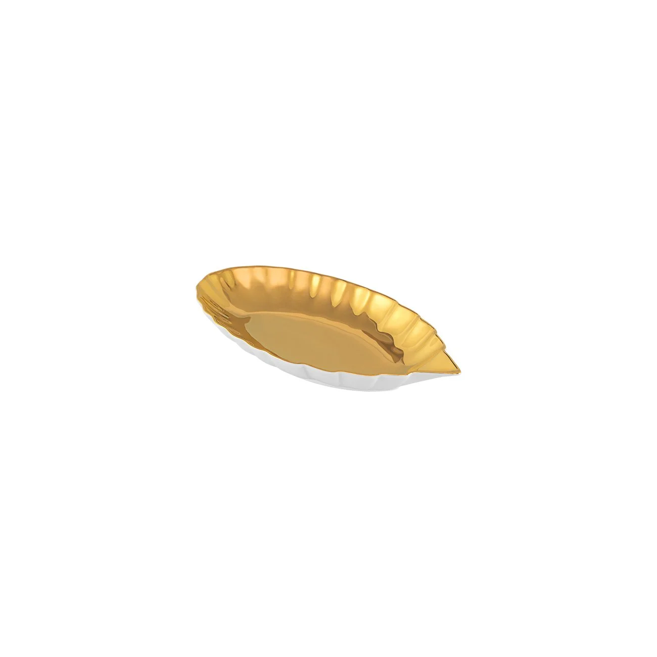 Liberty Fine Porcelain · Full Gold Leaf Platter · 19 cm