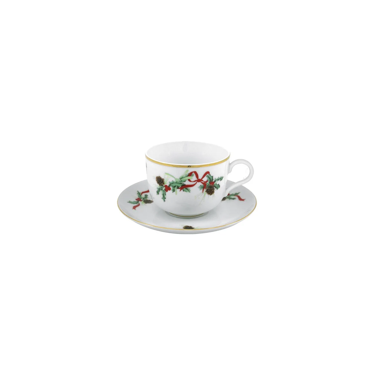 Christmas Holly Fine Porcelain · Tea Cup