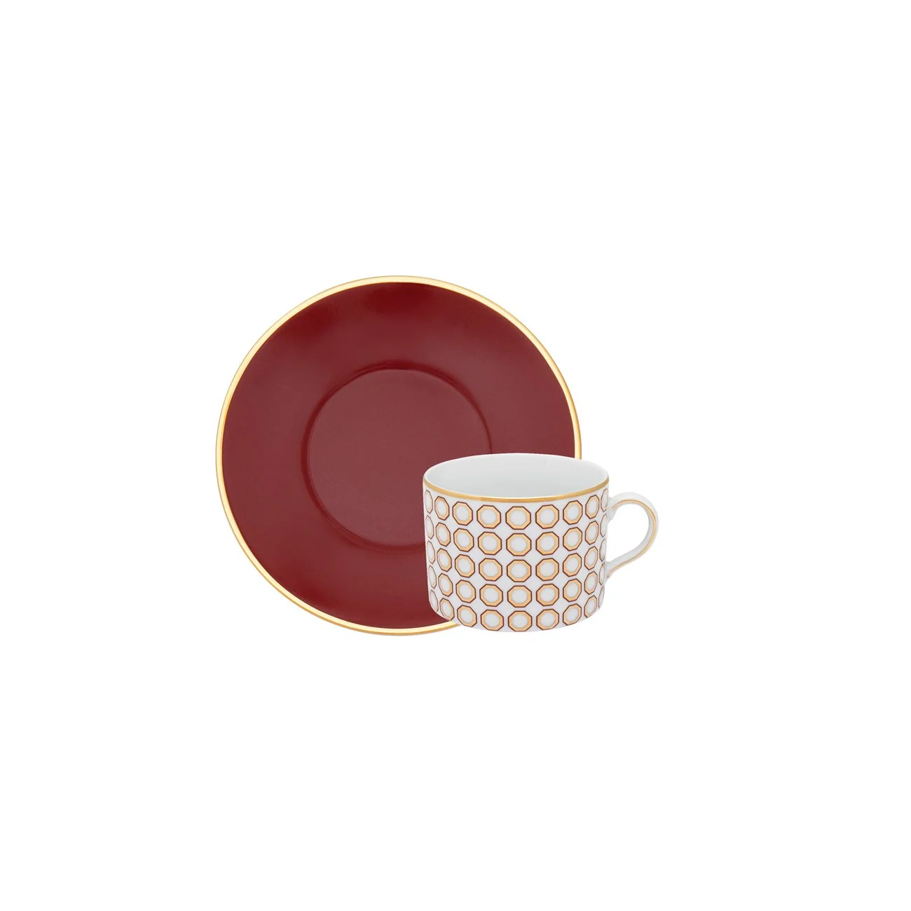 Ruby Fine Porcelain Teacup