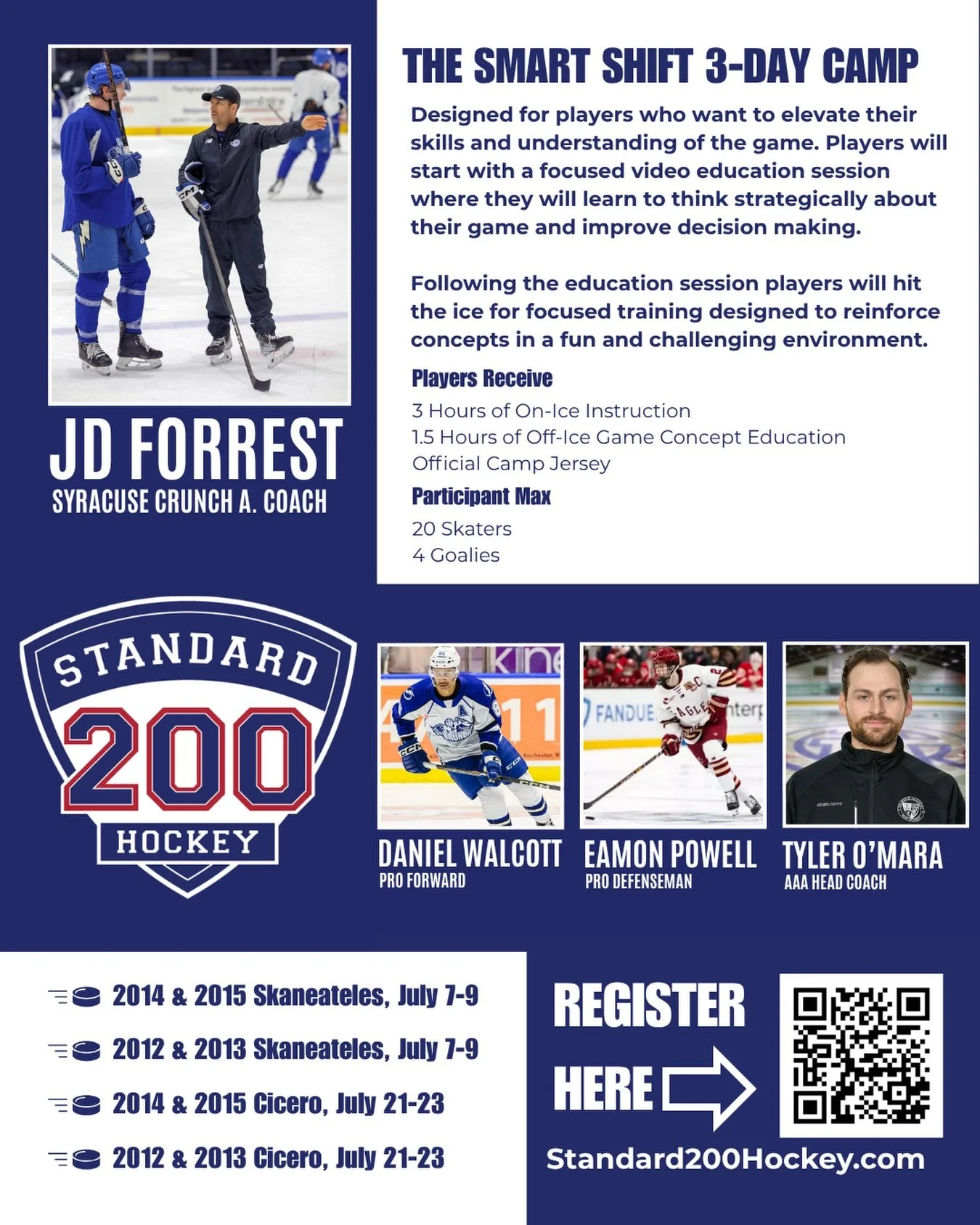 The Smart Shift Camp
Good habits. Smart decisions. Full effort. 
The 200-foot standard.
Registration is open on our website. 
🔗 in bio