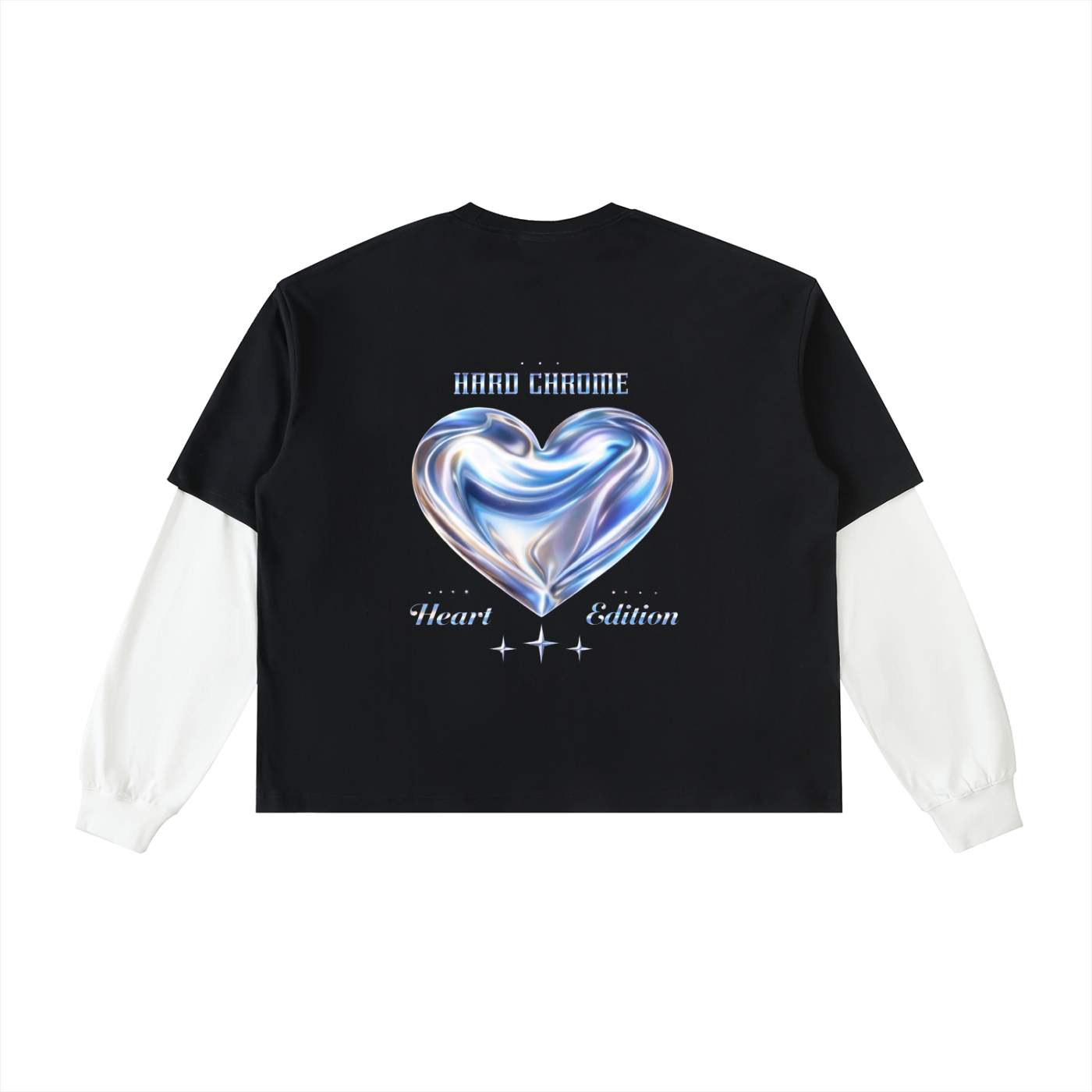 Hard Chrome *Heart Edition* Layered Long Sleeve T-Shirt