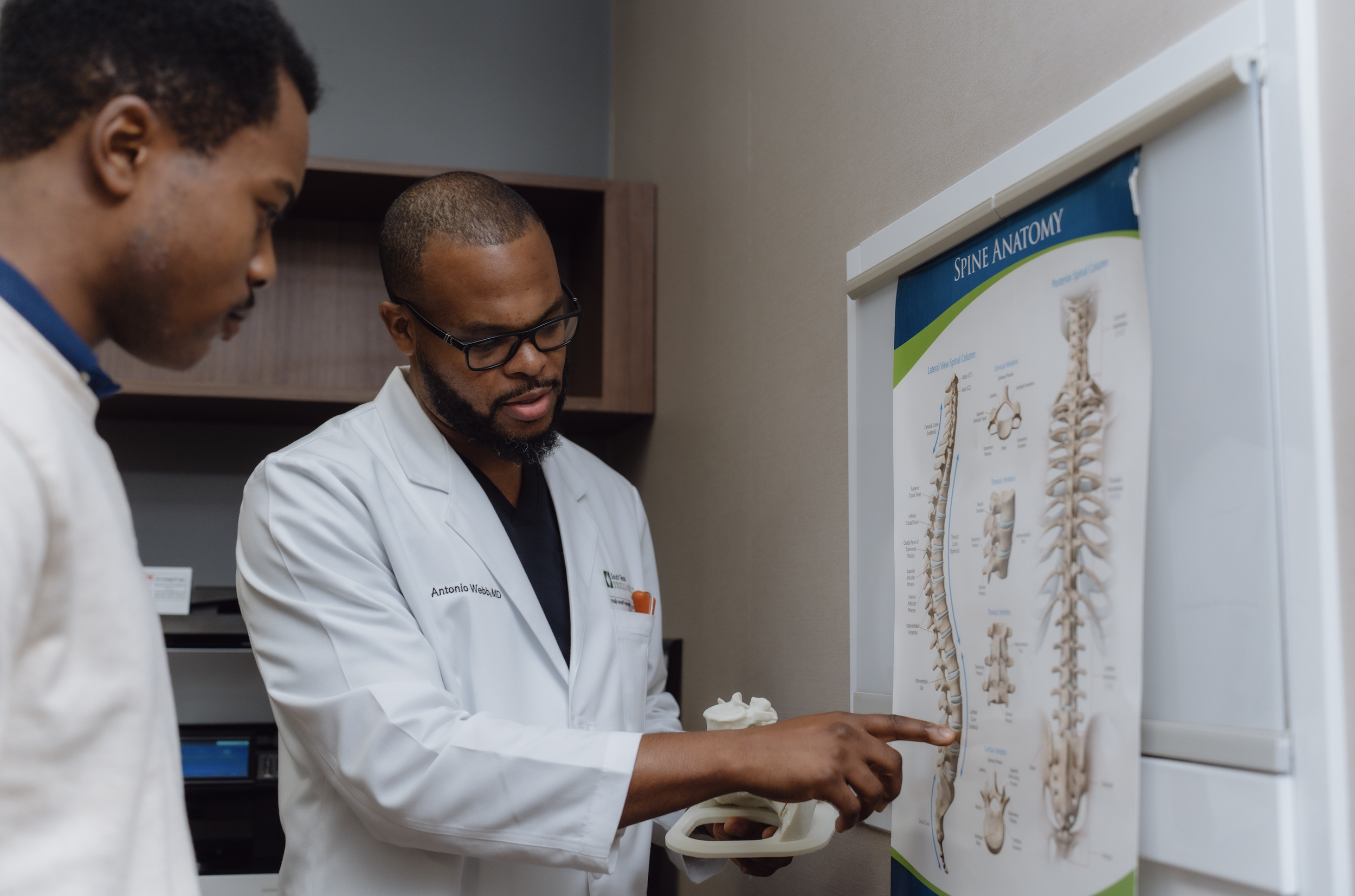 Spinal fusion alternative surgery for chronic back pain with spine surgeon Dr. Antonio Webb at Texas Disc Replacement Center in San Antonio, Texas