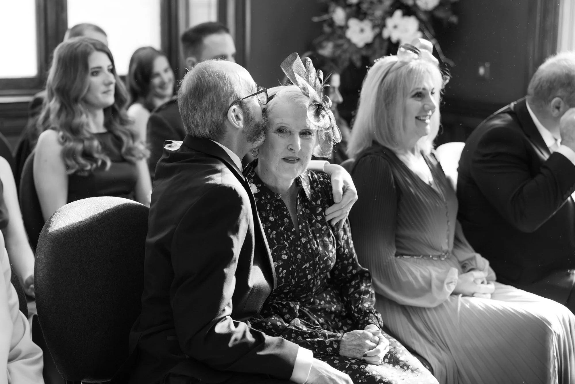 Documentary wedding photograph from the Montrose Street ceremony in Glasgow