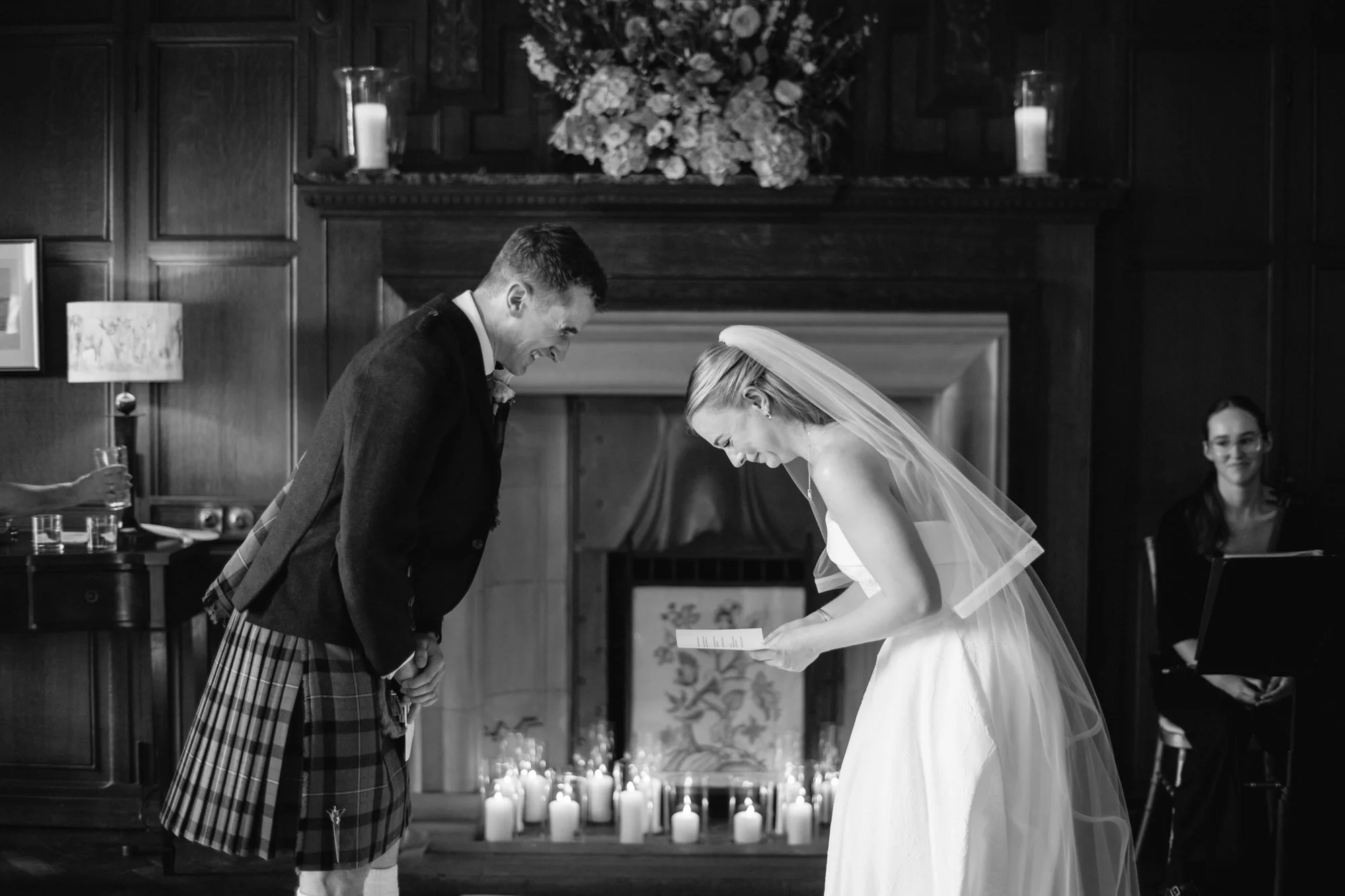 Documentary photograph from the Rowallan Castle ceremony