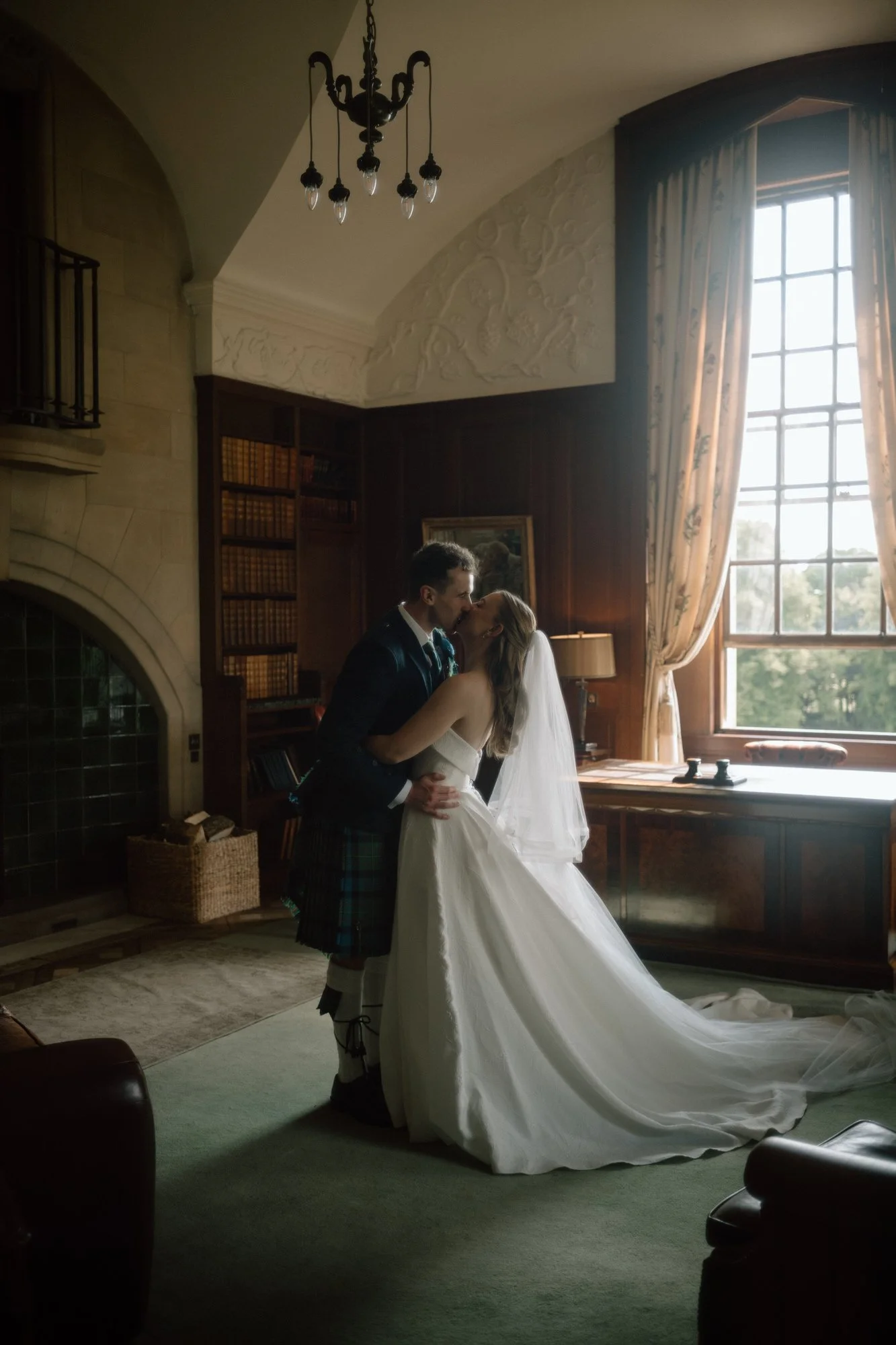Wedding speech during a Rowallan Castle reception