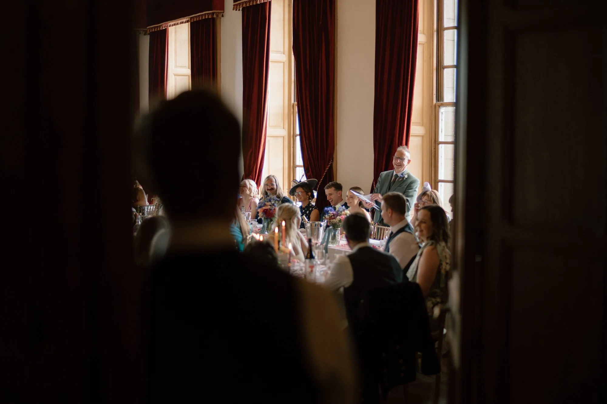 Analogue film photograph from the Rowallan Castle reception