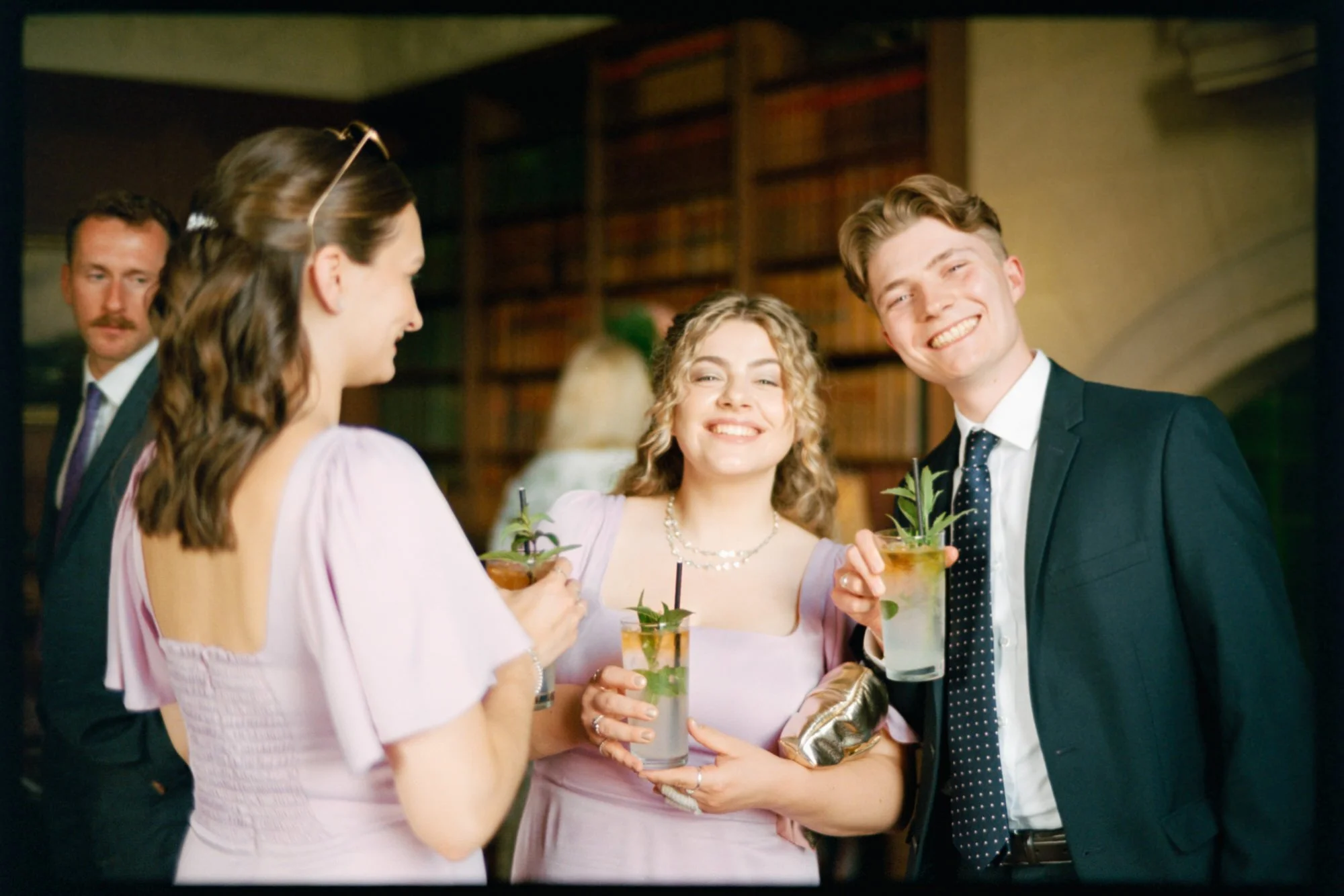 Rowallan Castle reception photographed on film