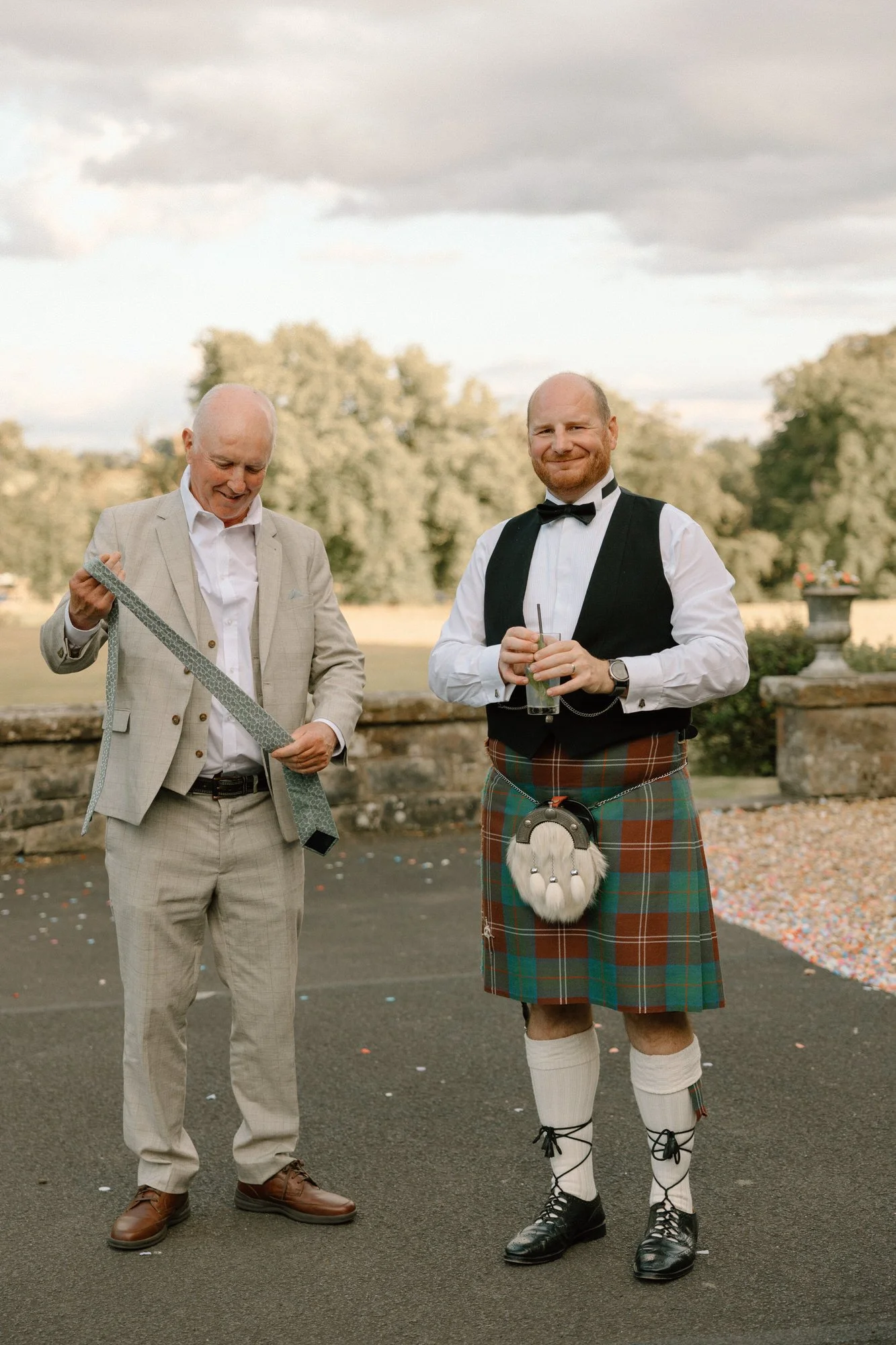 Dance floor photograph from the Rowallan Castle reception