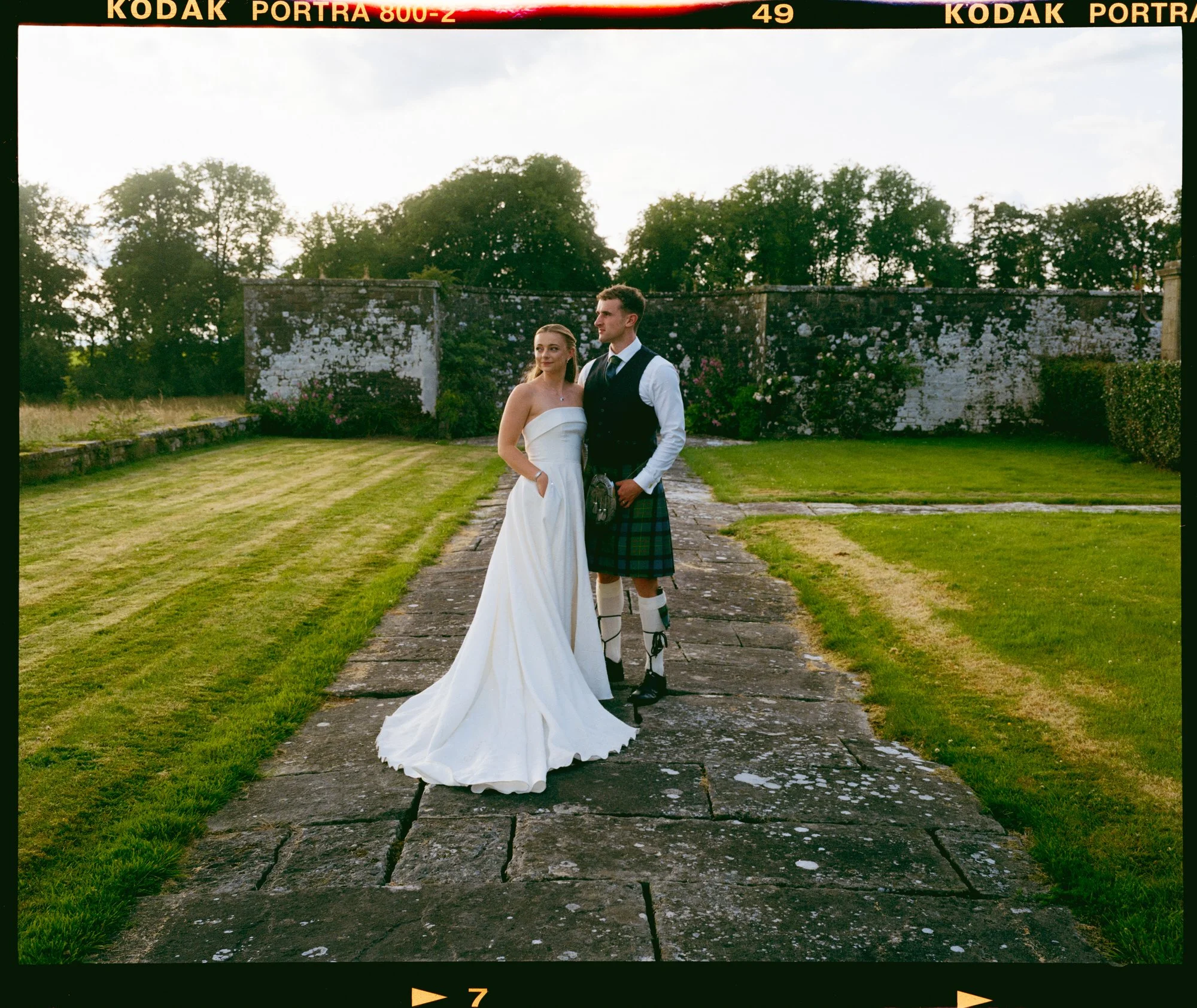 Evening celebrations at Rowallan Castle