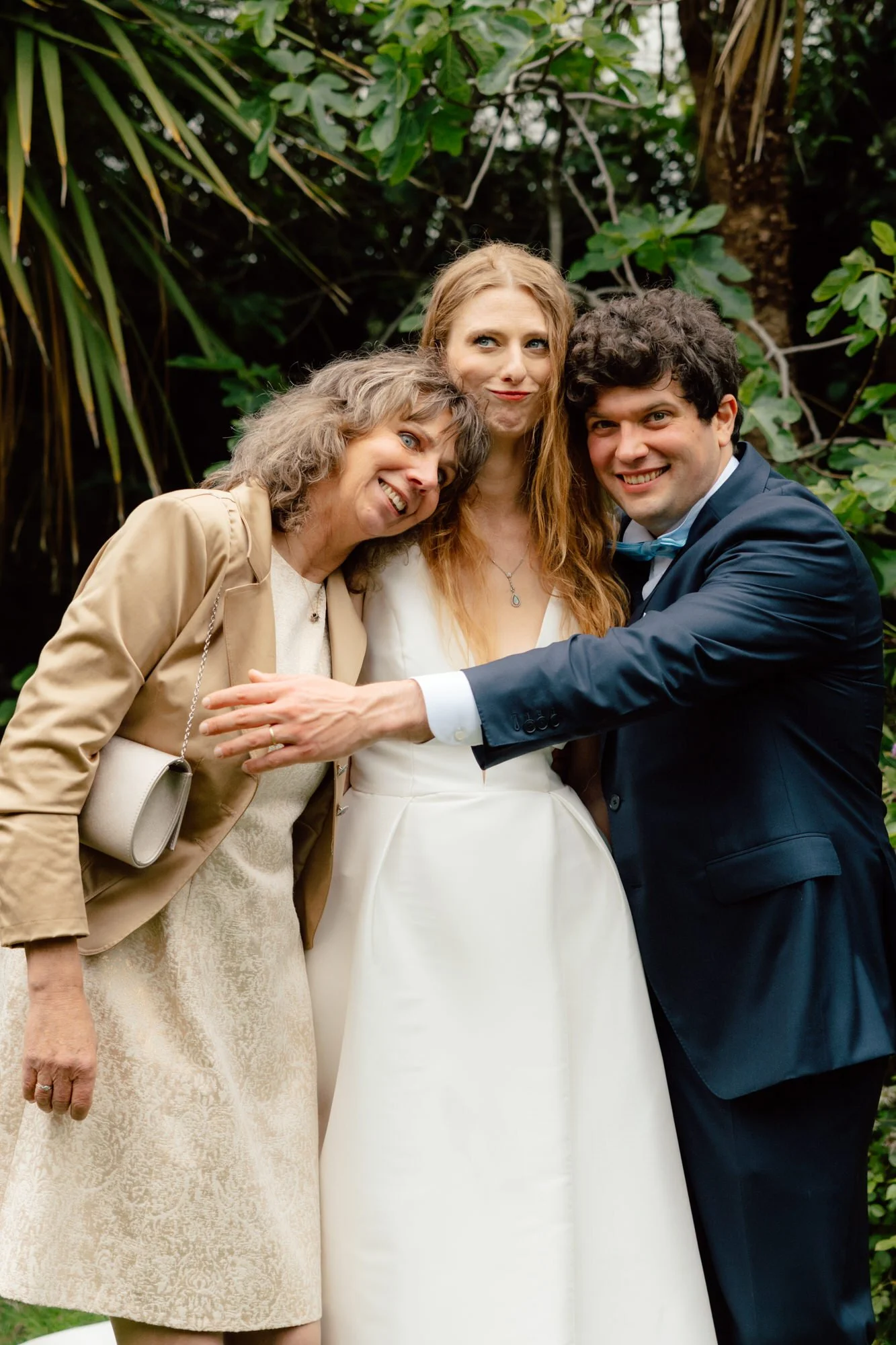 Friends and family celebrating at a Morningside wedding