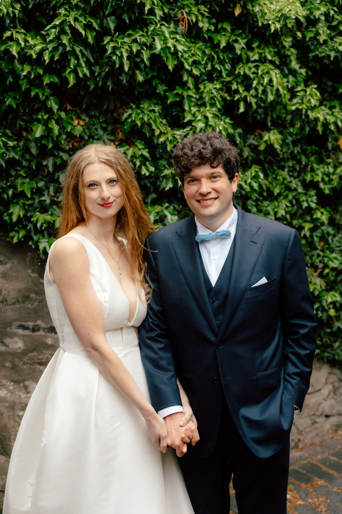 Relaxed portrait of Alessandro and Mara around Morningside