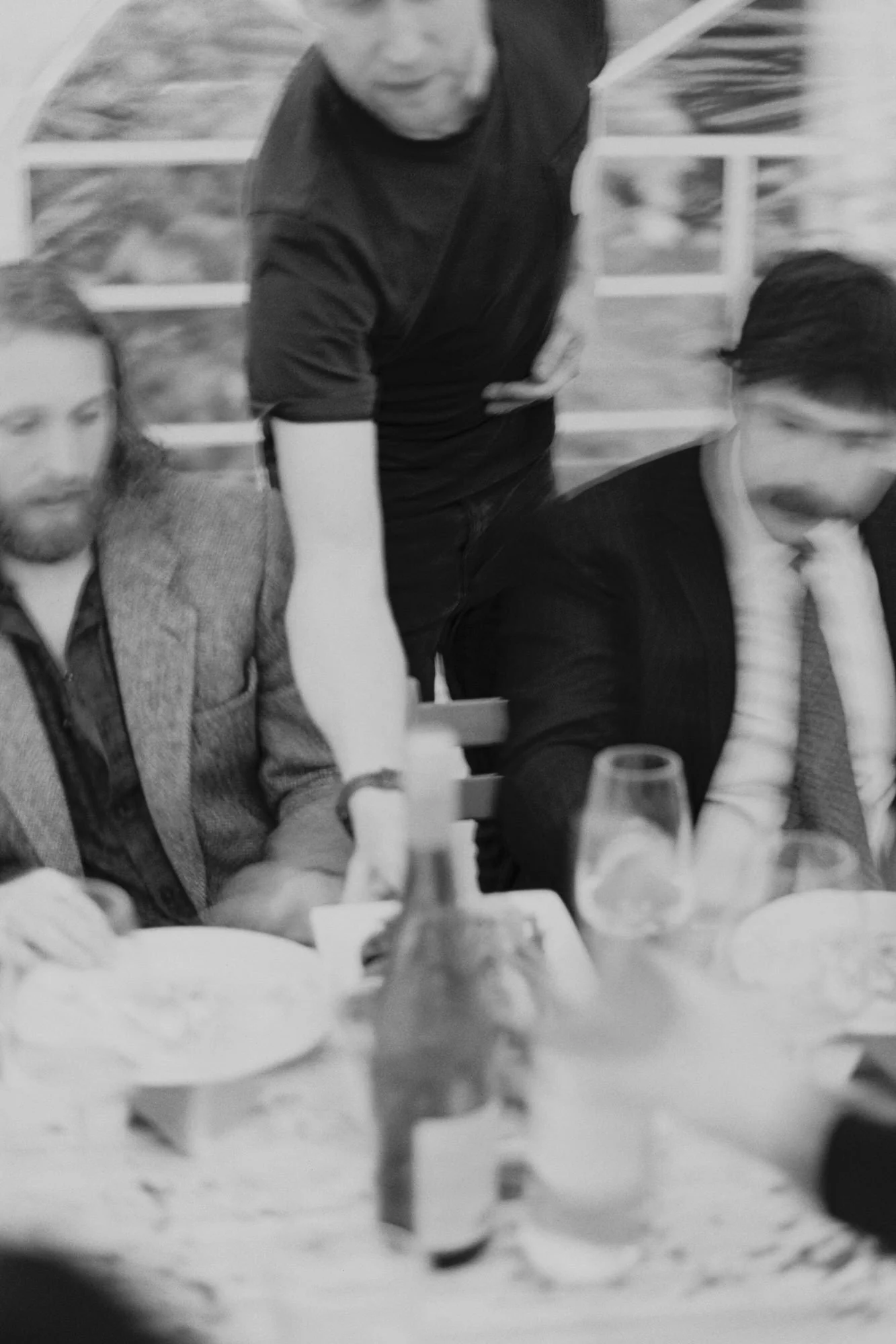 DIY wedding reception prepared by friends and family in Edinburgh