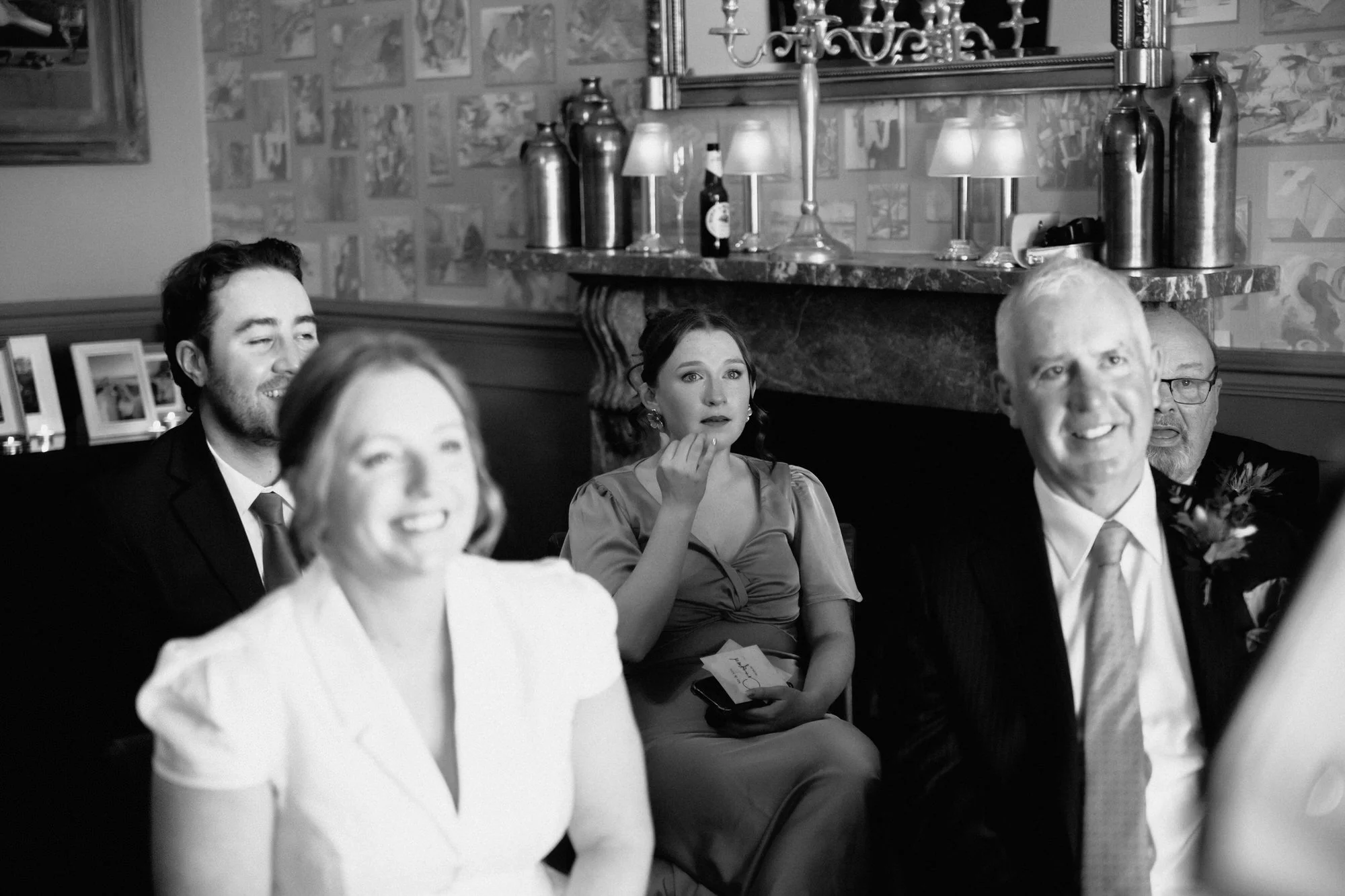 Natural family interaction before the Hotel du Vin ceremony