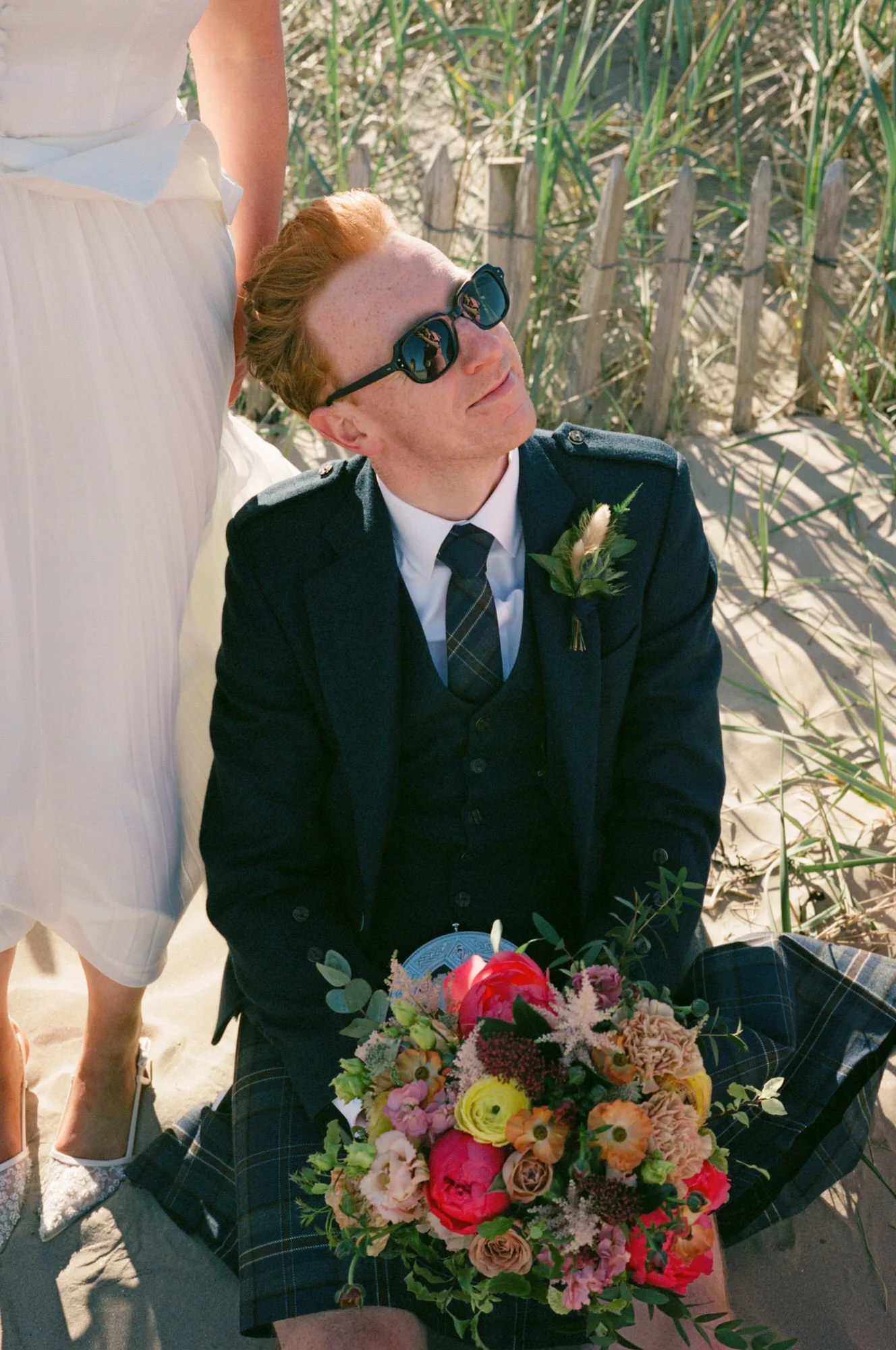 Emotional family reaction during the Hotel du Vin wedding ceremony