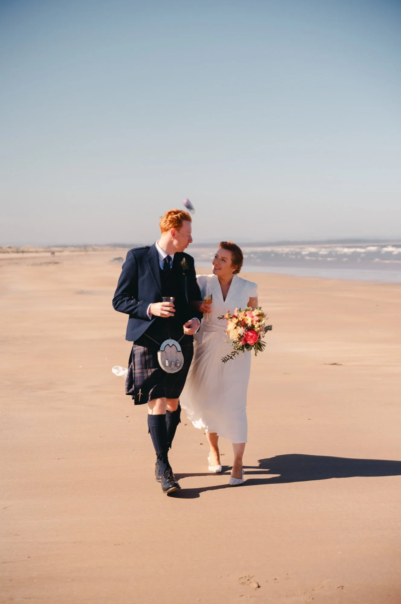 Relaxed portrait of Hazel and Ally around St Andrews