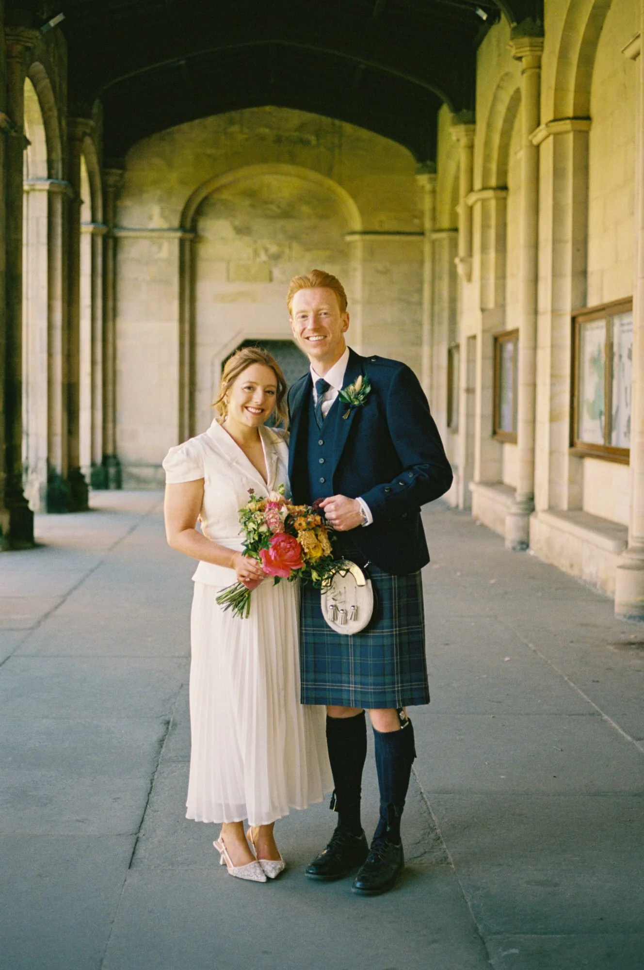 Relaxed portrait of Hazel and Ally around St Andrews