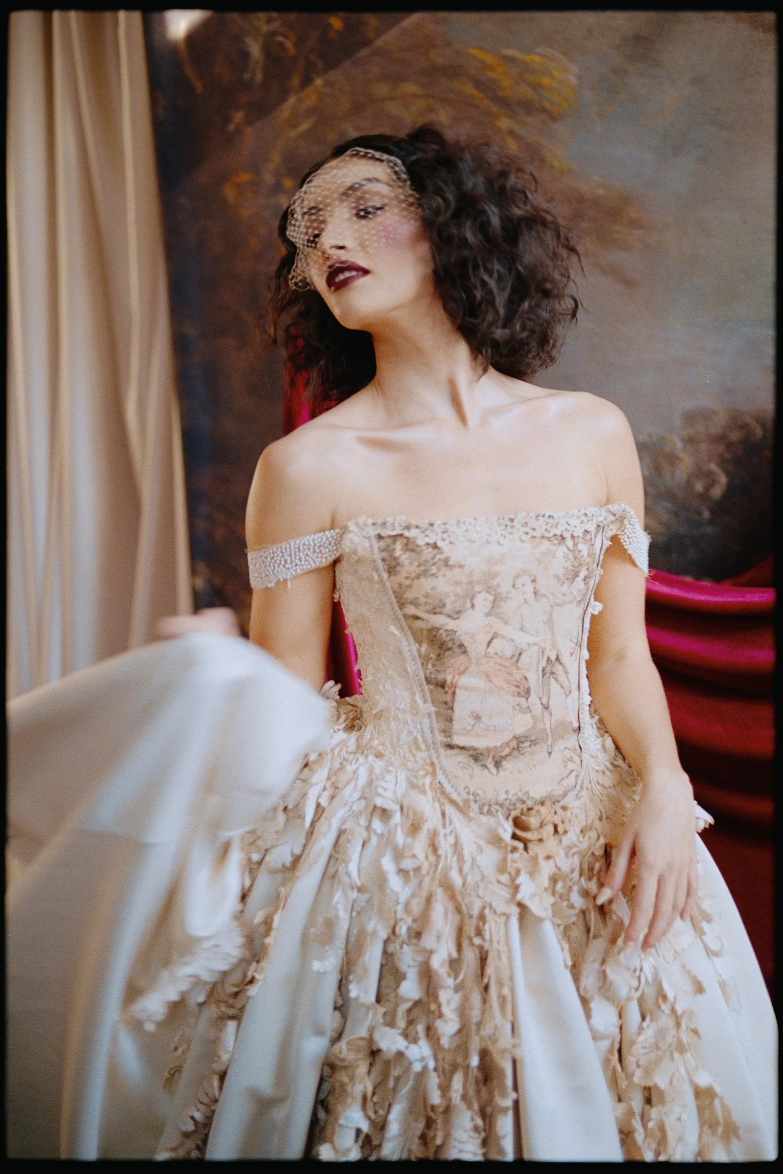 Portrait of a female performer in soft Edinburgh window light