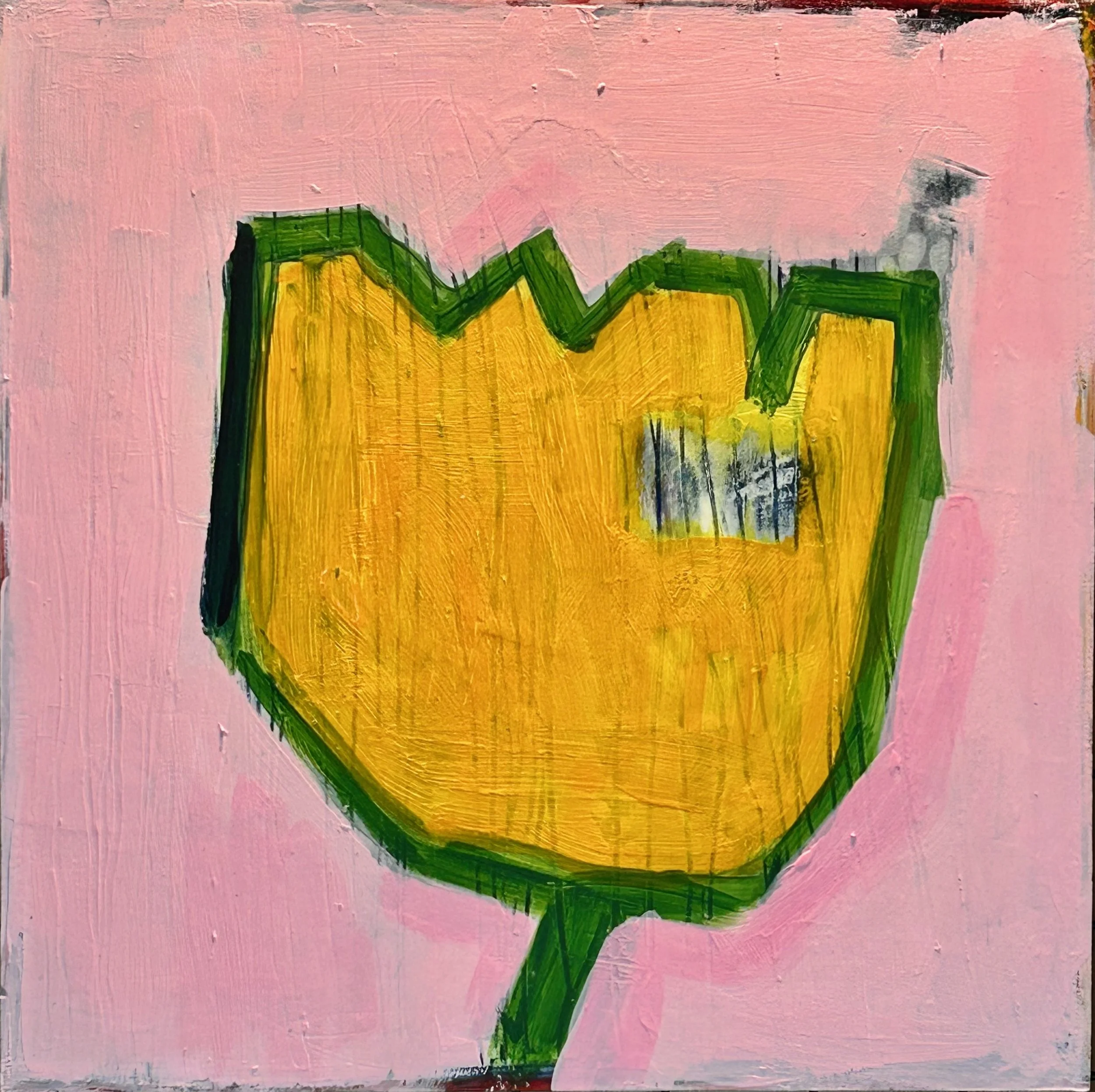 14x14 acrylic on cradled wood panel