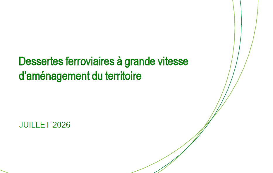 Mission Bussereau : dessertes TGV d’aménagement du territoire