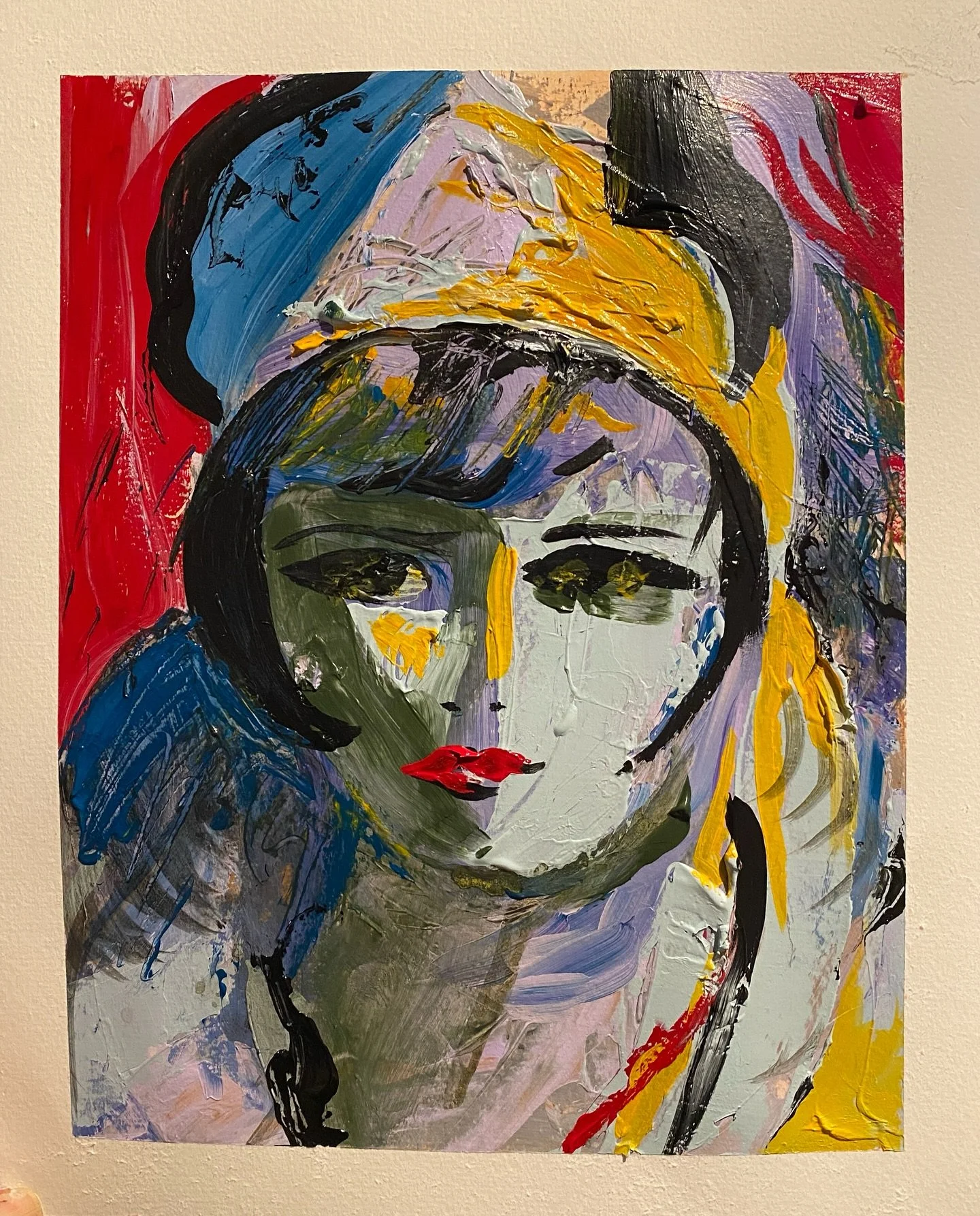 It&rsquo;s important to keep play in your work. Whatever your work is. I make these abstract girls just for myself as a way to just have fun and not particularly worry about getting everything &ldquo;perfect&rdquo; 
Tattooing for 15 years had me stuc