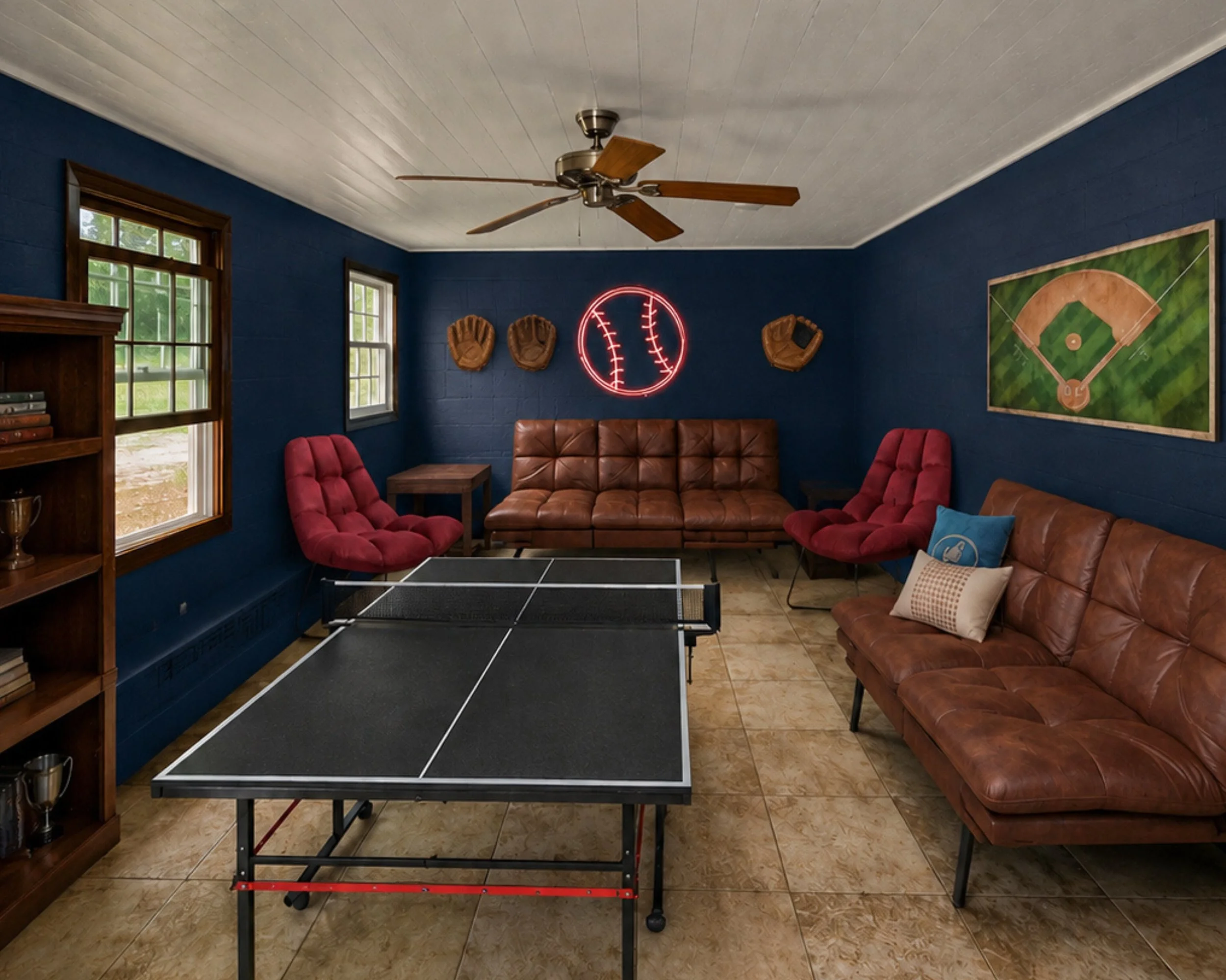 One of the biggest challenges with a short-term rental is seeing the potential before investing in furnishings and decor.

For this project, we started with the existing room, created a design concept, and developed a rendering so the owner could vis
