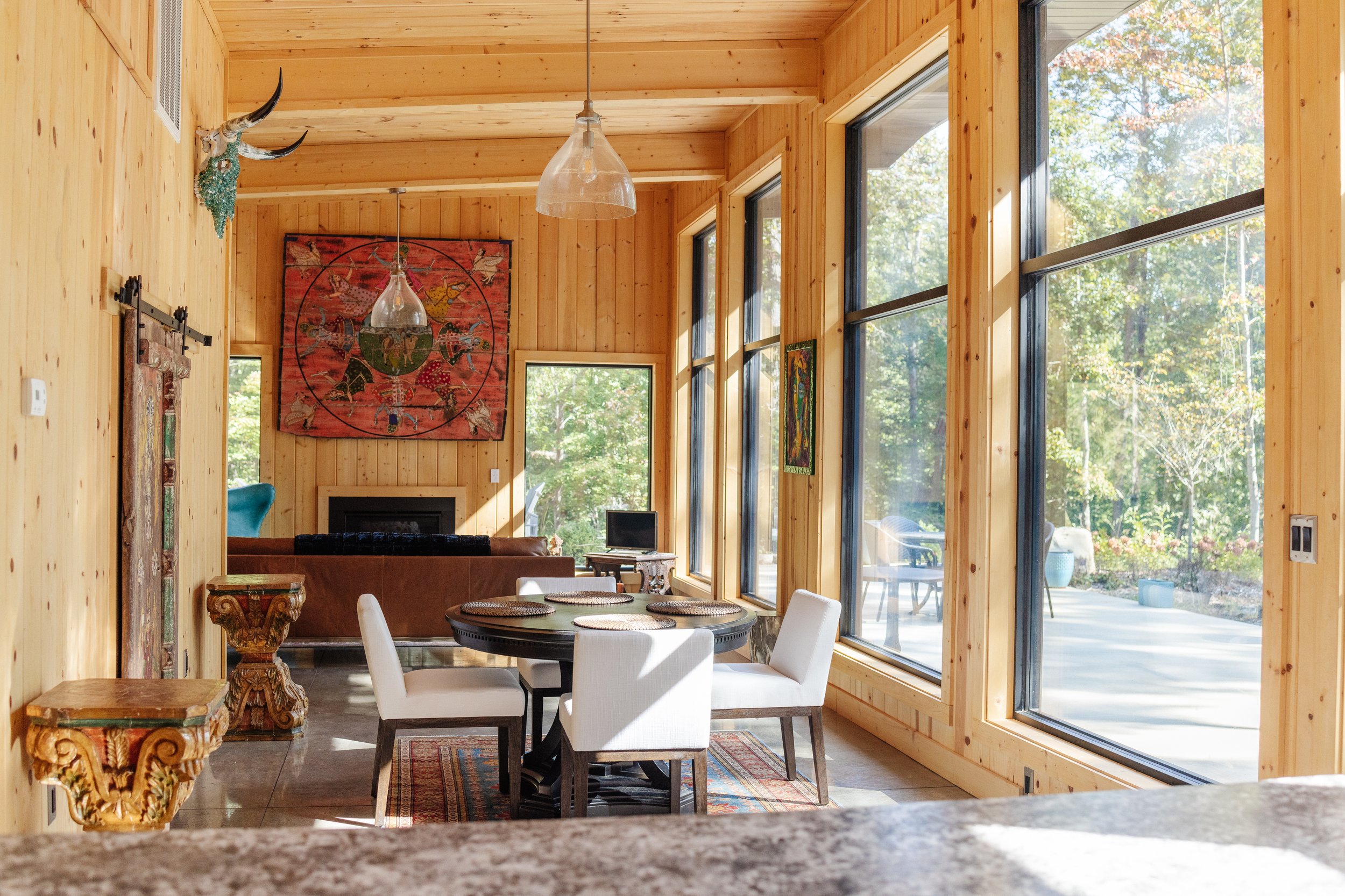 Rustic dining room