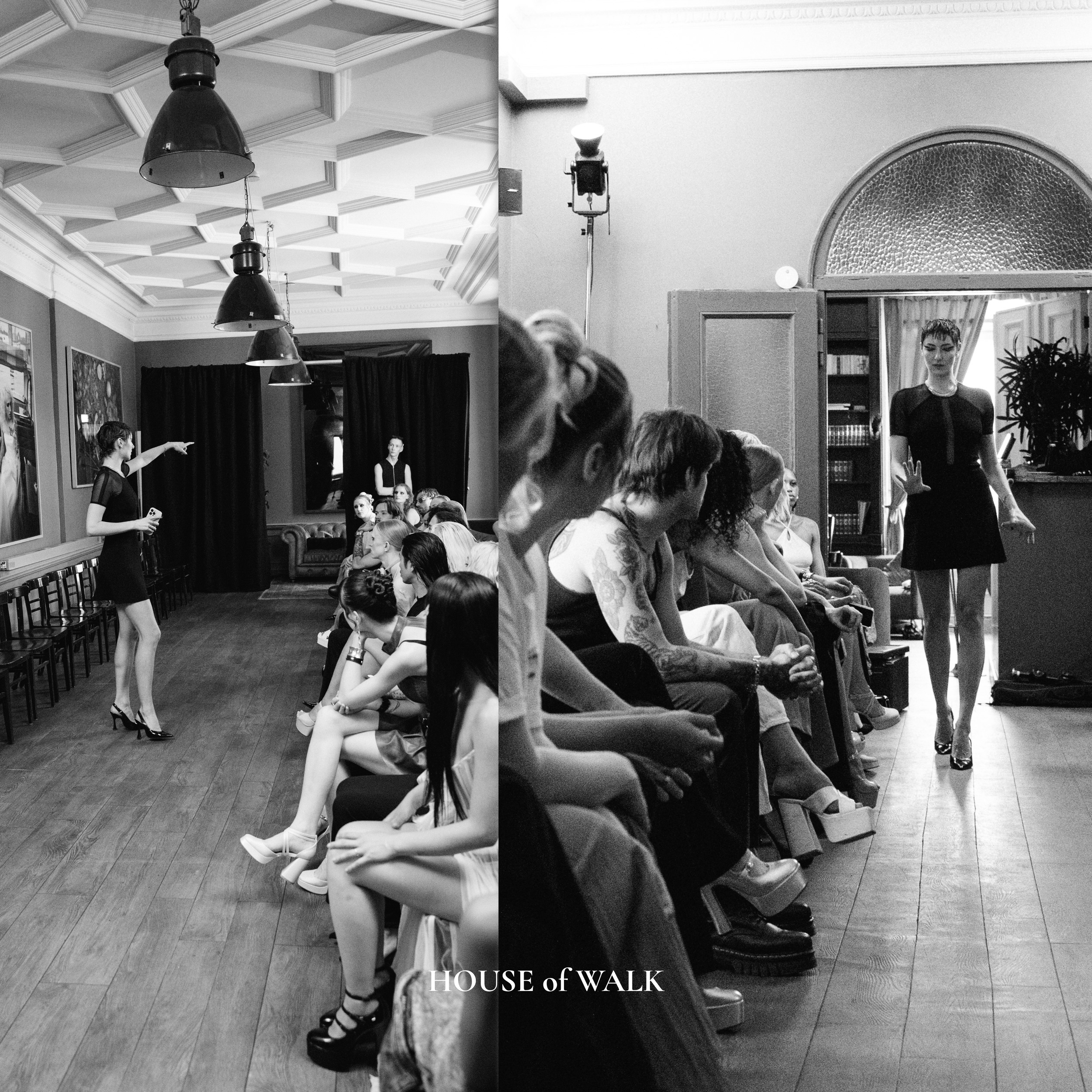 Berlin Fashion Week Laufprobe für eine Fashion Show von Ritual Union by HOUSE of WALK