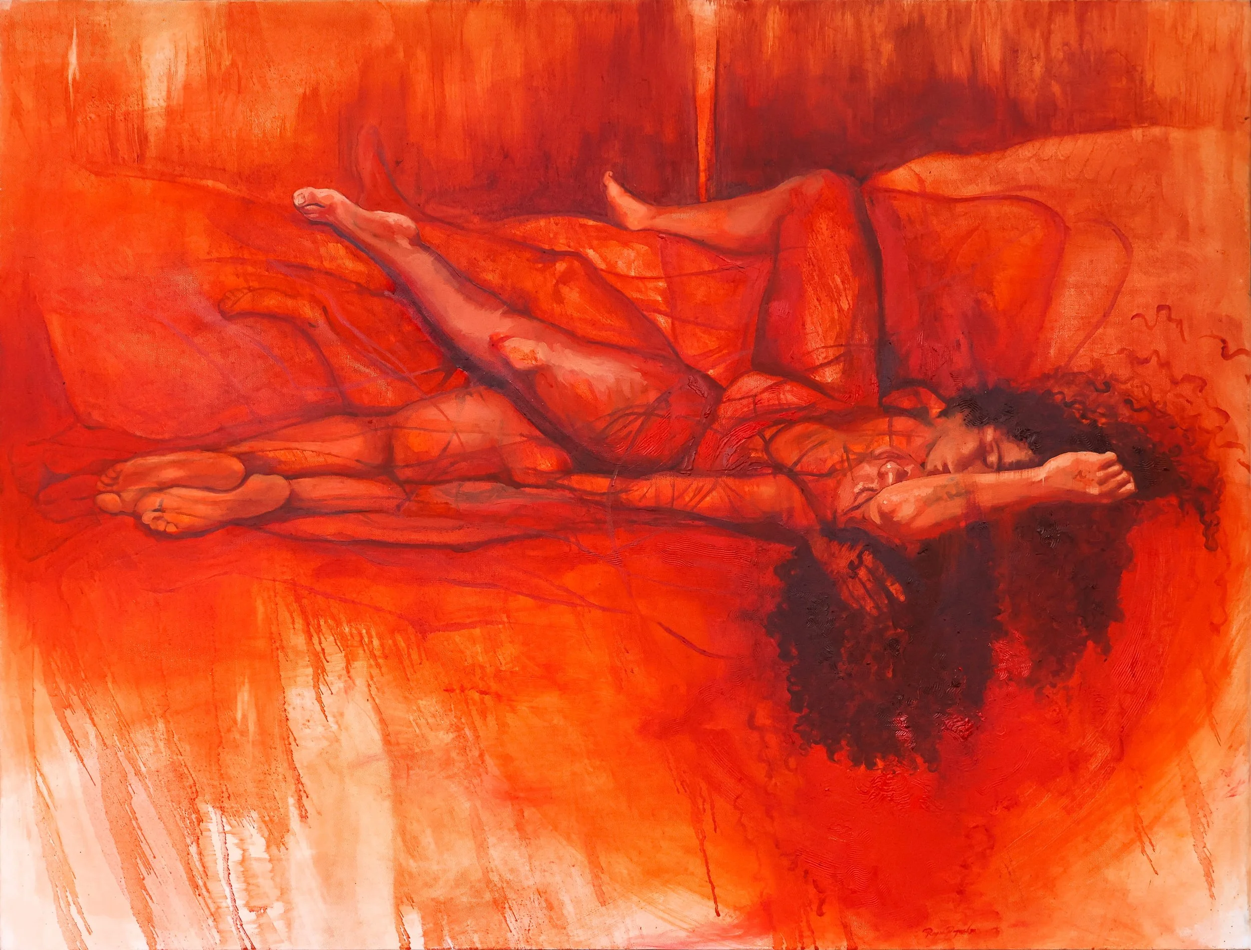 Isla flotante en aguas que hierven