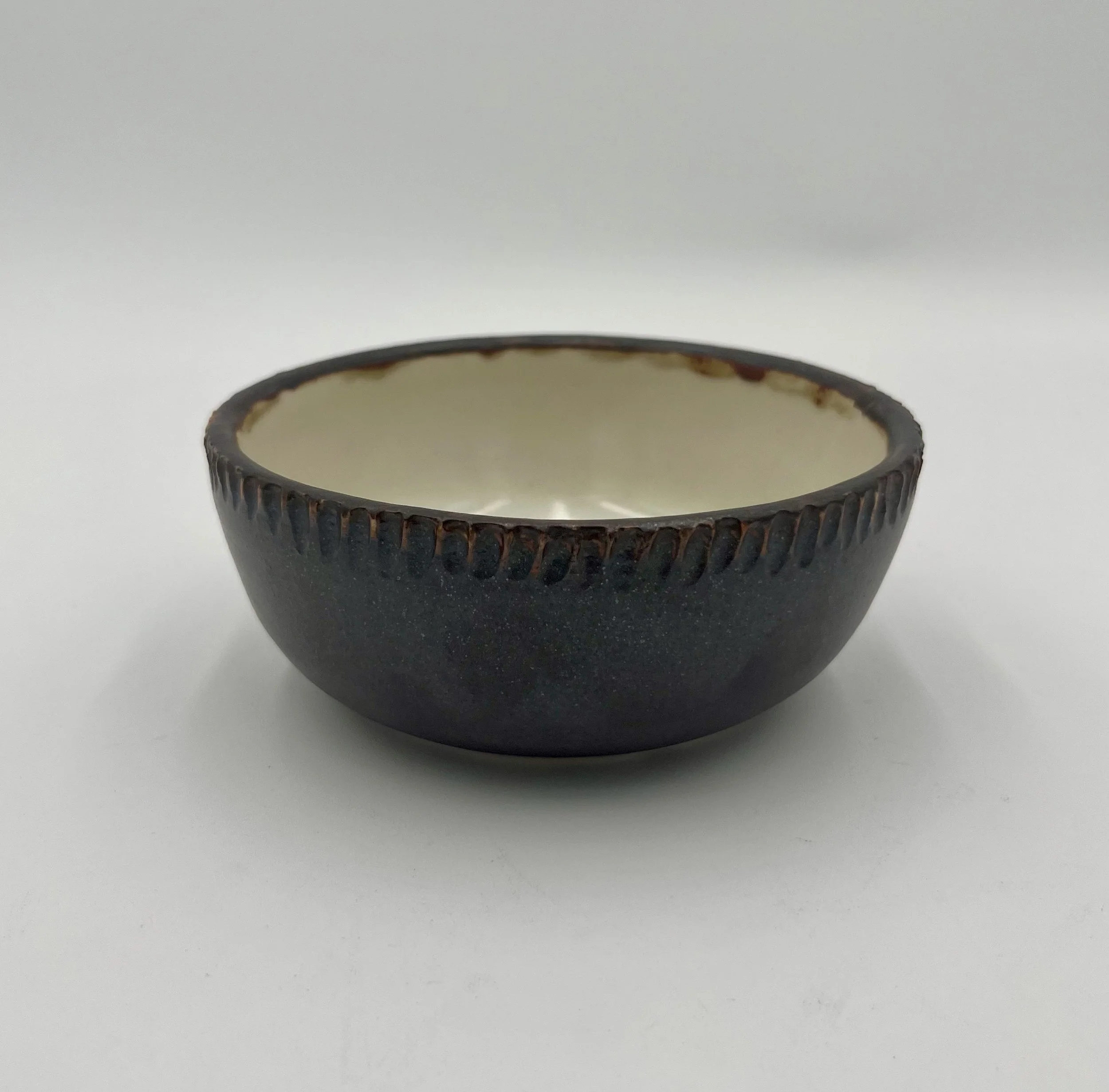 Brown and White Bowl
