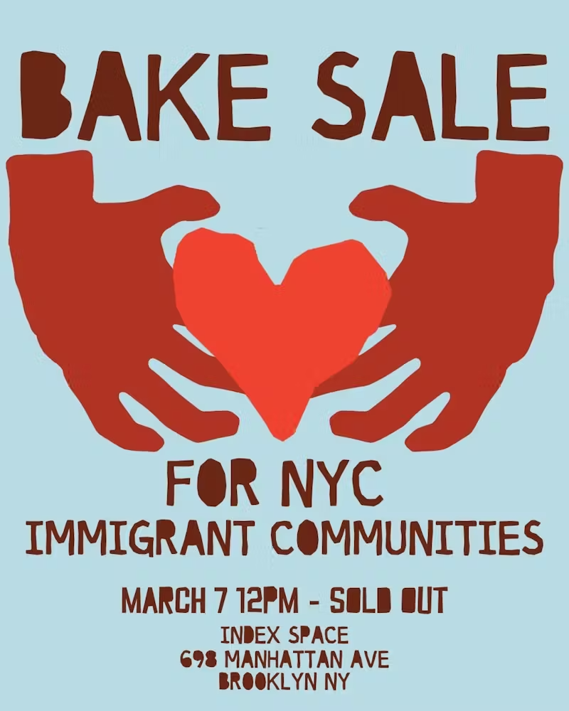 Bake Sale for NYC Immigrant Communities