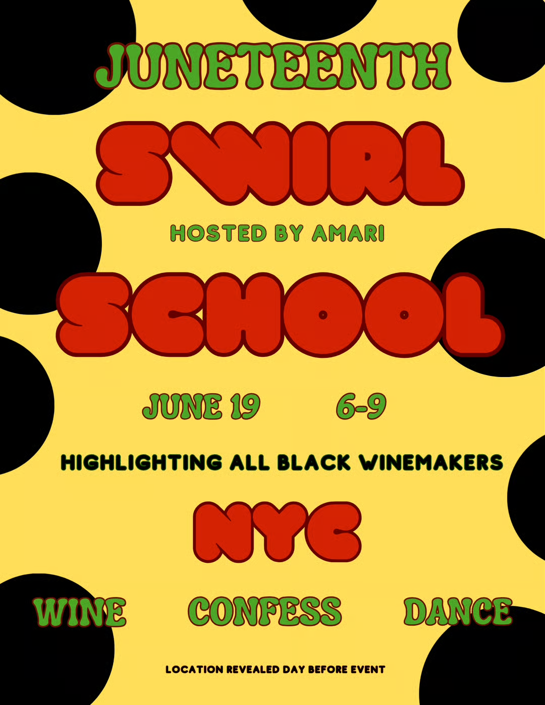 JUNETEENTH SWIRL SCHOOL: NYC